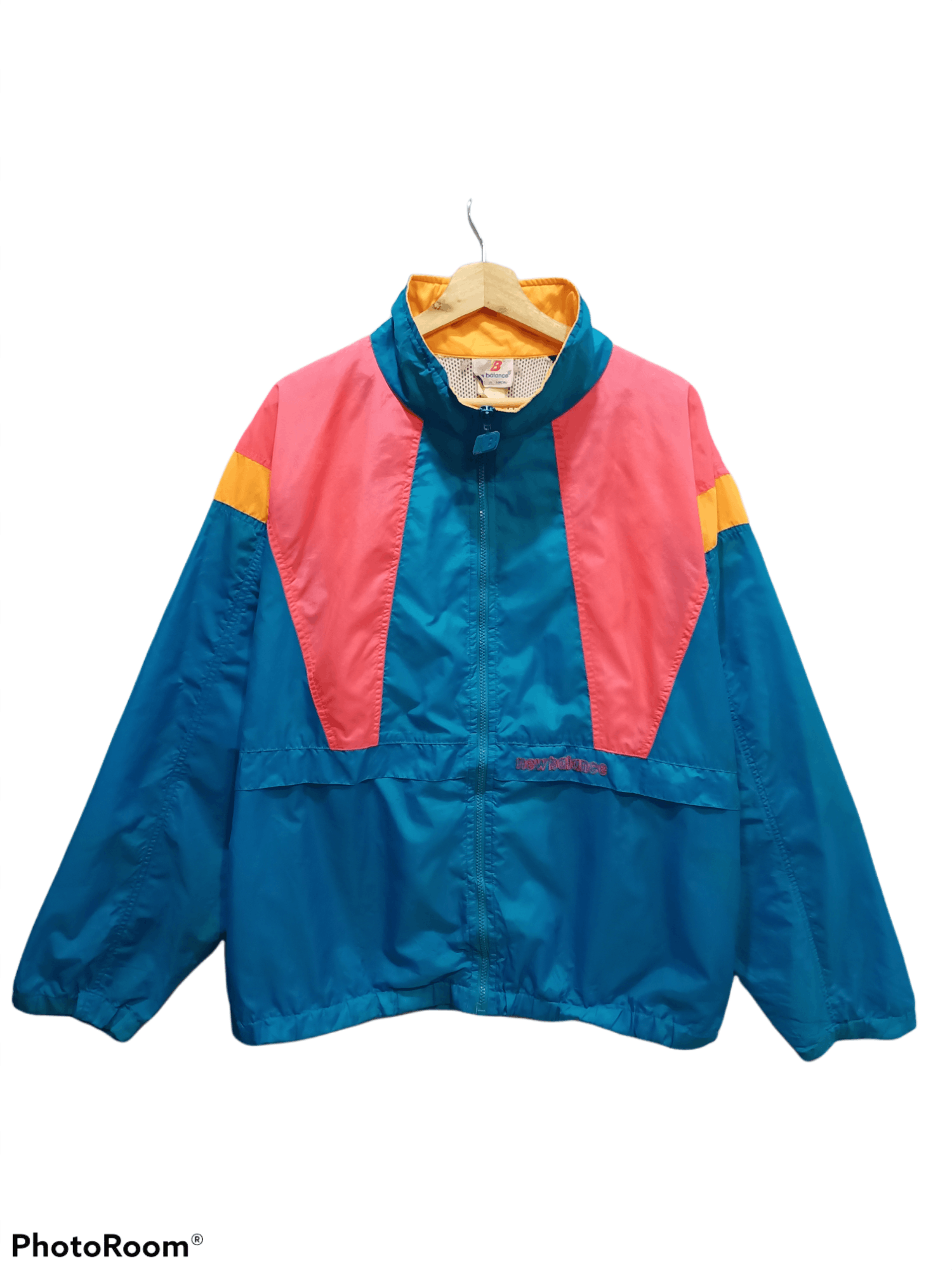 New Balance Vintage New Balance Windbreaker Size US L / EU 52-54 / 3 - 1 Thumbnail