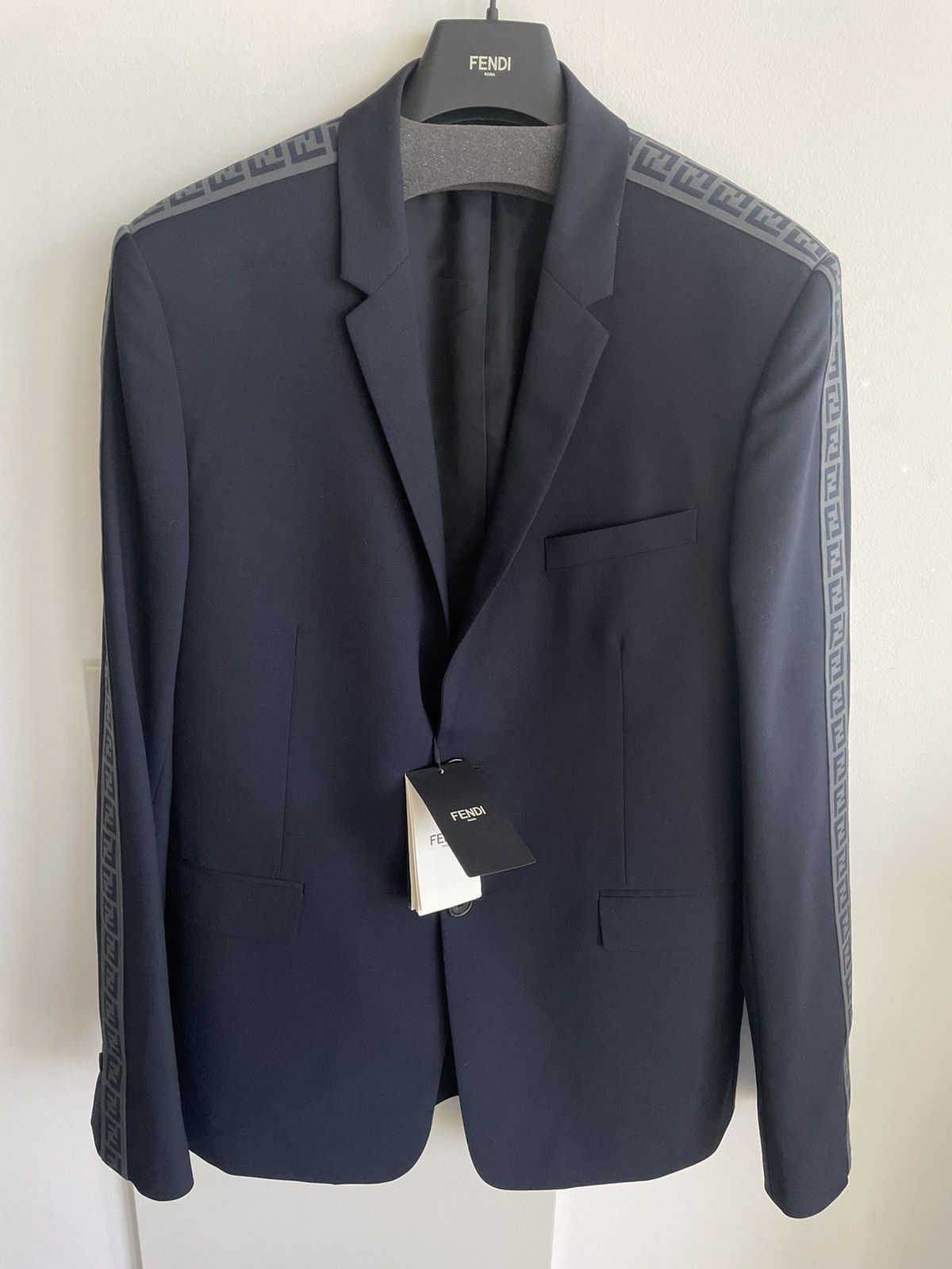Fendi Brand New Rare Super Runway FF Logo Blazer Limited Edition Size 54R - 15 Thumbnail