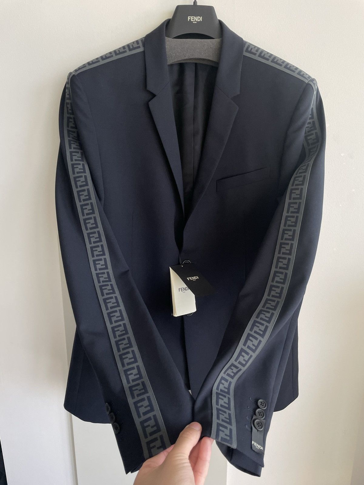 Fendi Brand New Rare Super Runway FF Logo Blazer Limited Edition Size 54R - 1 Thumbnail