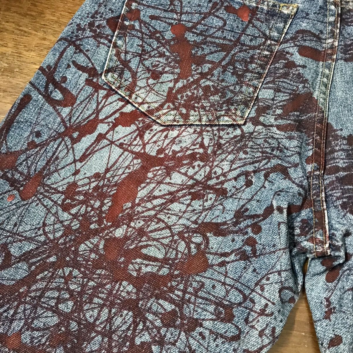 Japanese Brand × Uniqlo 🔥RARE🔥 DENIM JEAN SELVEDGE PAINT SPLATTER PANTS BY UNIQLO Size US 30 / EU 46 - 15 Thumbnail