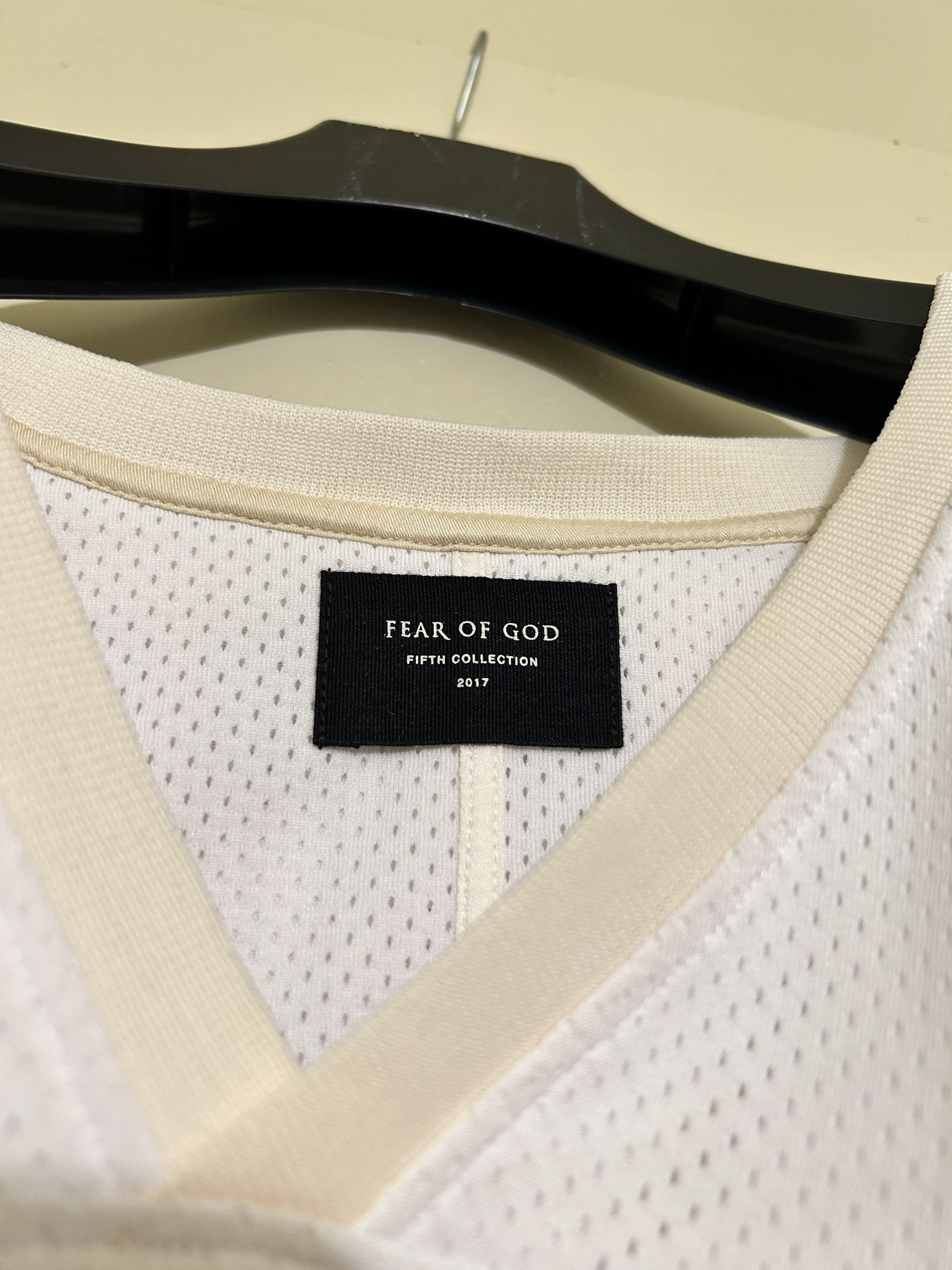 Fear of God 5th collection V-Neck Mesh Football Jersey 'Manuel' Size US M / EU 48-50 / 2 - 3 Thumbnail