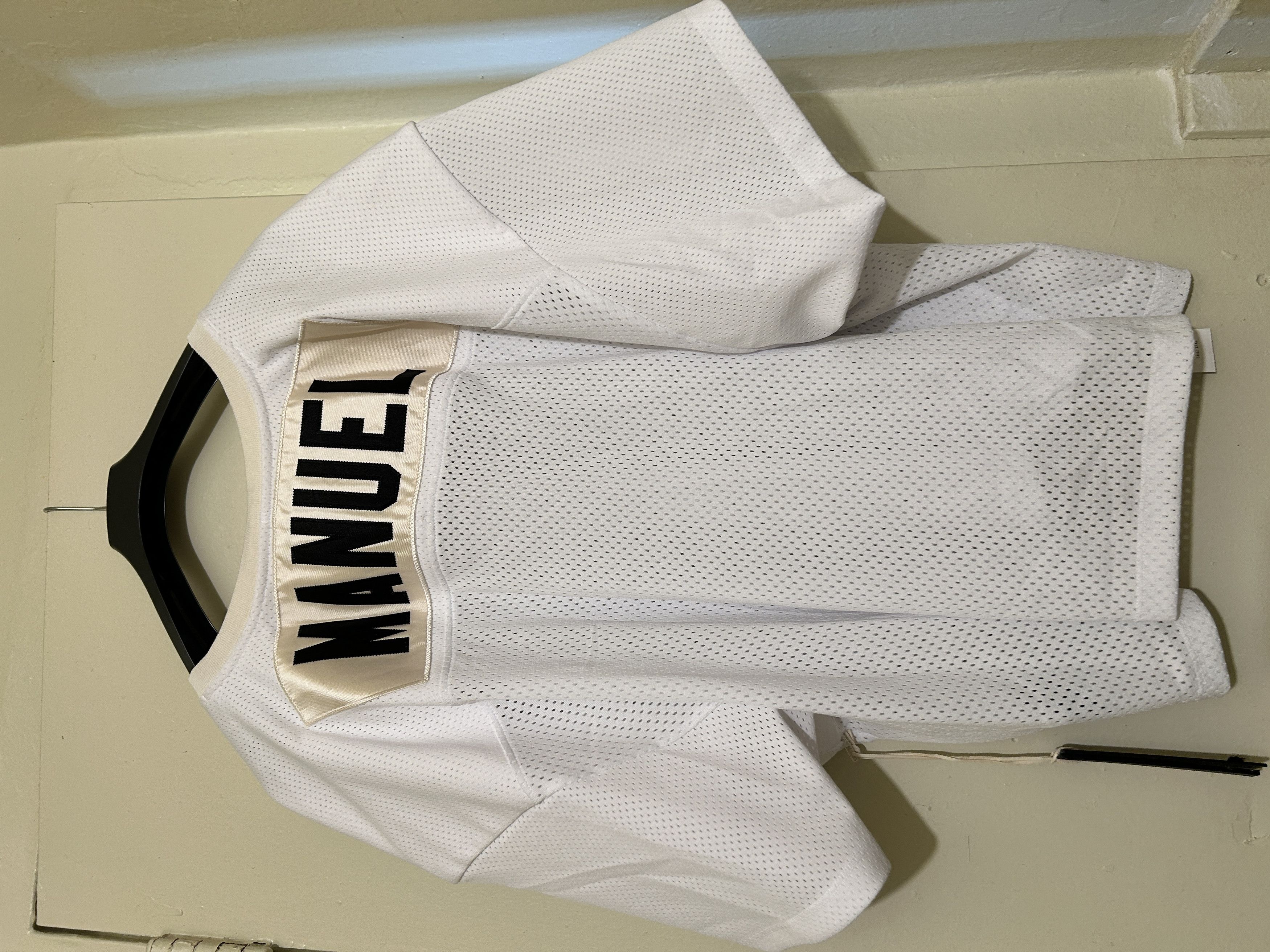 Fear of God 5th collection V-Neck Mesh Football Jersey 'Manuel' | Grailed