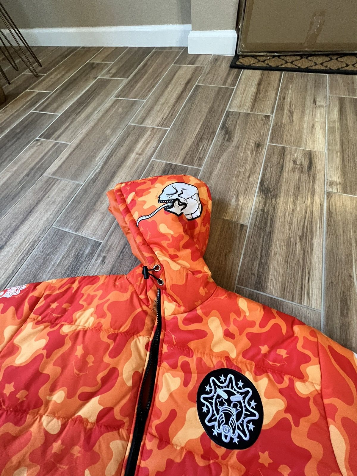 glo gang puffer jacket