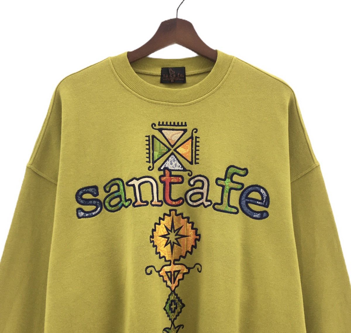 Japanese Brand Santa Fe Crewneck Long Sleeve Sweatshirt Big Logo Size US L / EU 52-54 / 3 - 4 Thumbnail