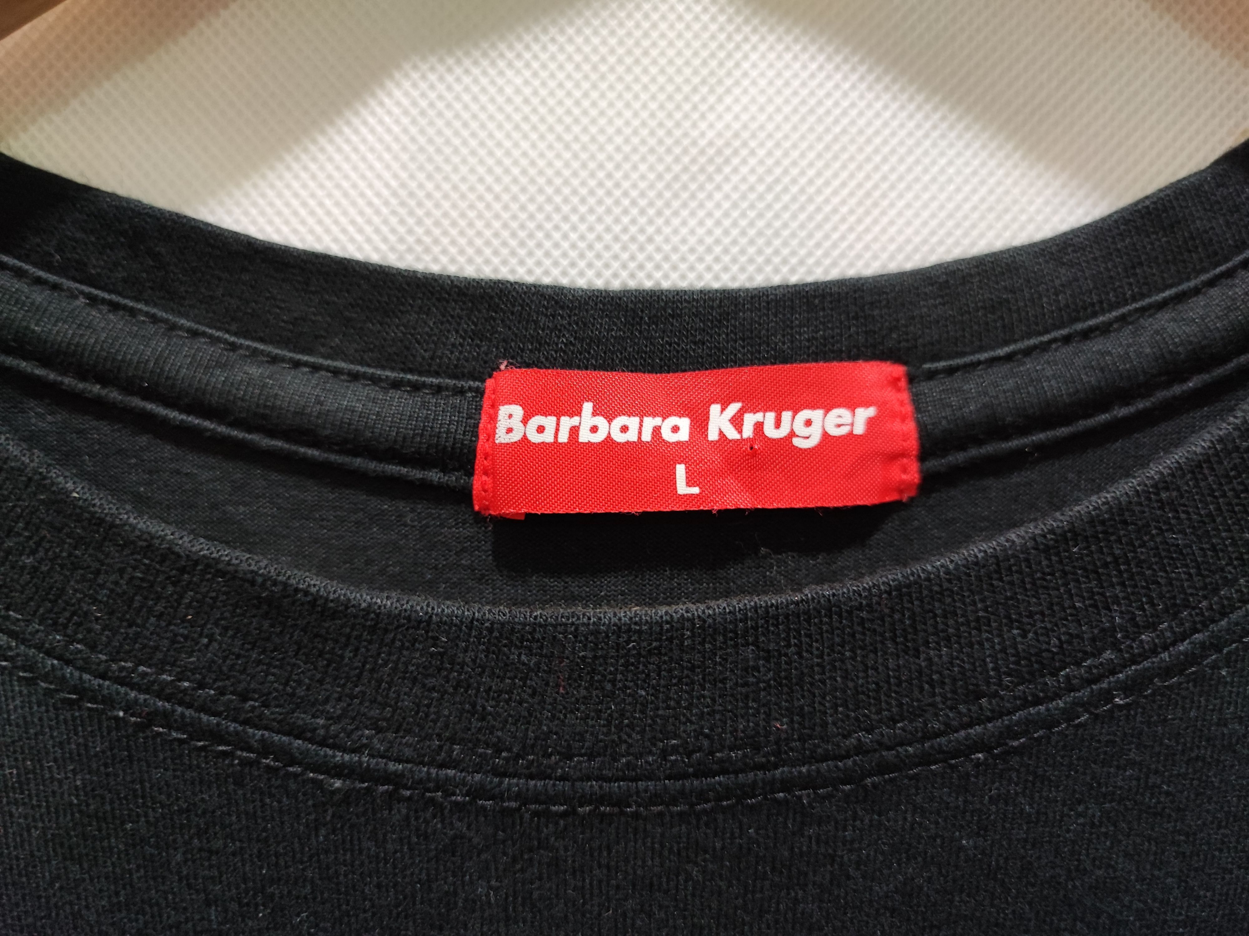 Uniqlo Rare!!! Vintage Barbara Kruger Art I Shop Therefore Tshirt Size L / US 10 / IT 46 - 6 Thumbnail