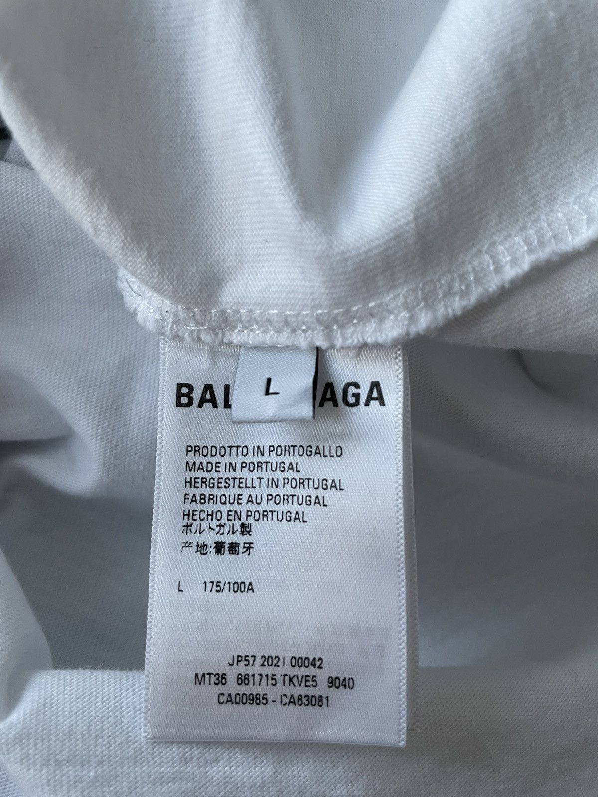 Balenciaga Super Runway Balenciaga Logo BrandNew Oversized Tee T-shirt Size US XL / EU 56 / 4 - 9 Thumbnail