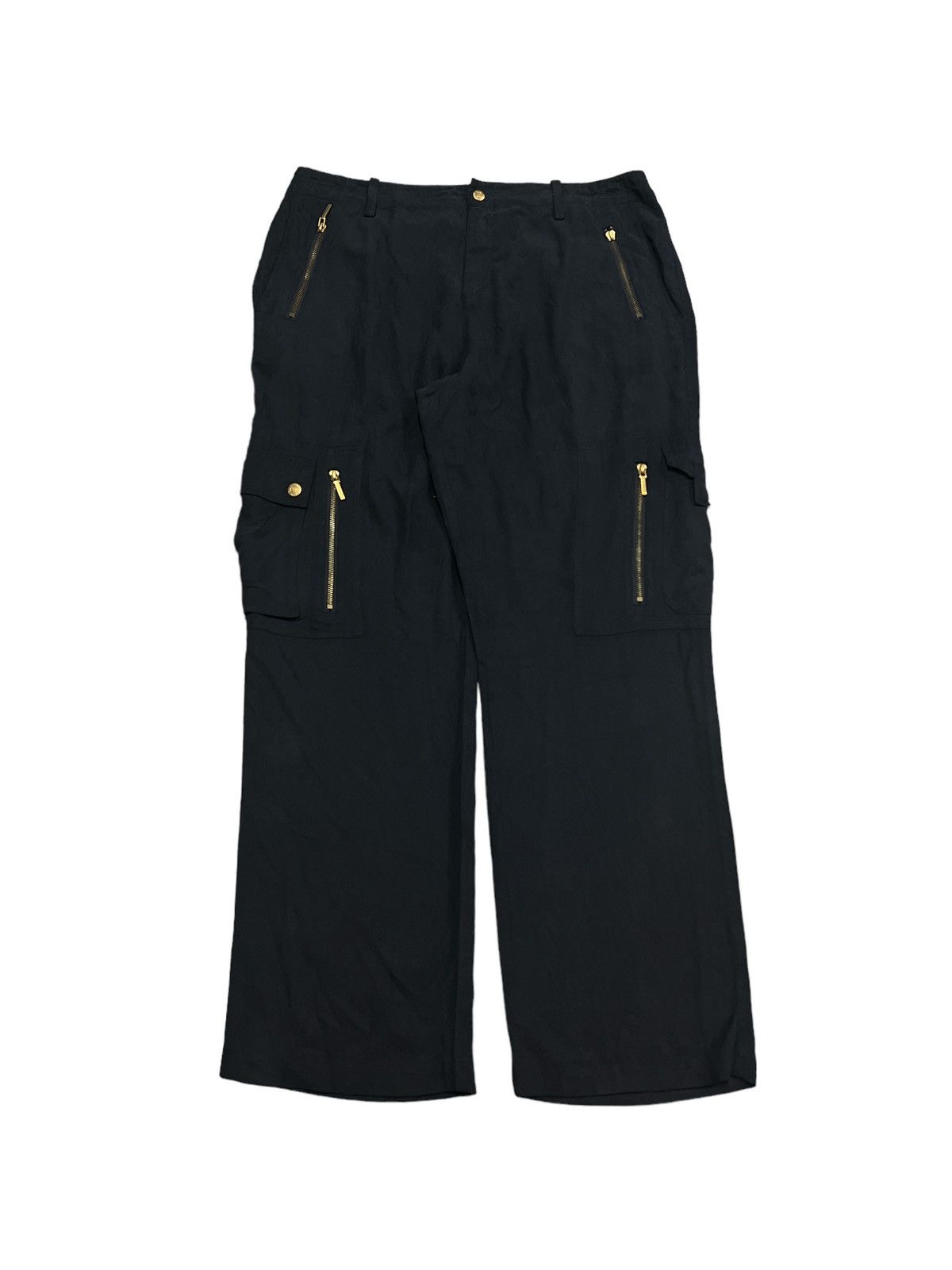 RARE‼️POLO RALPH LAUREN CARGO 100% SILK PANT