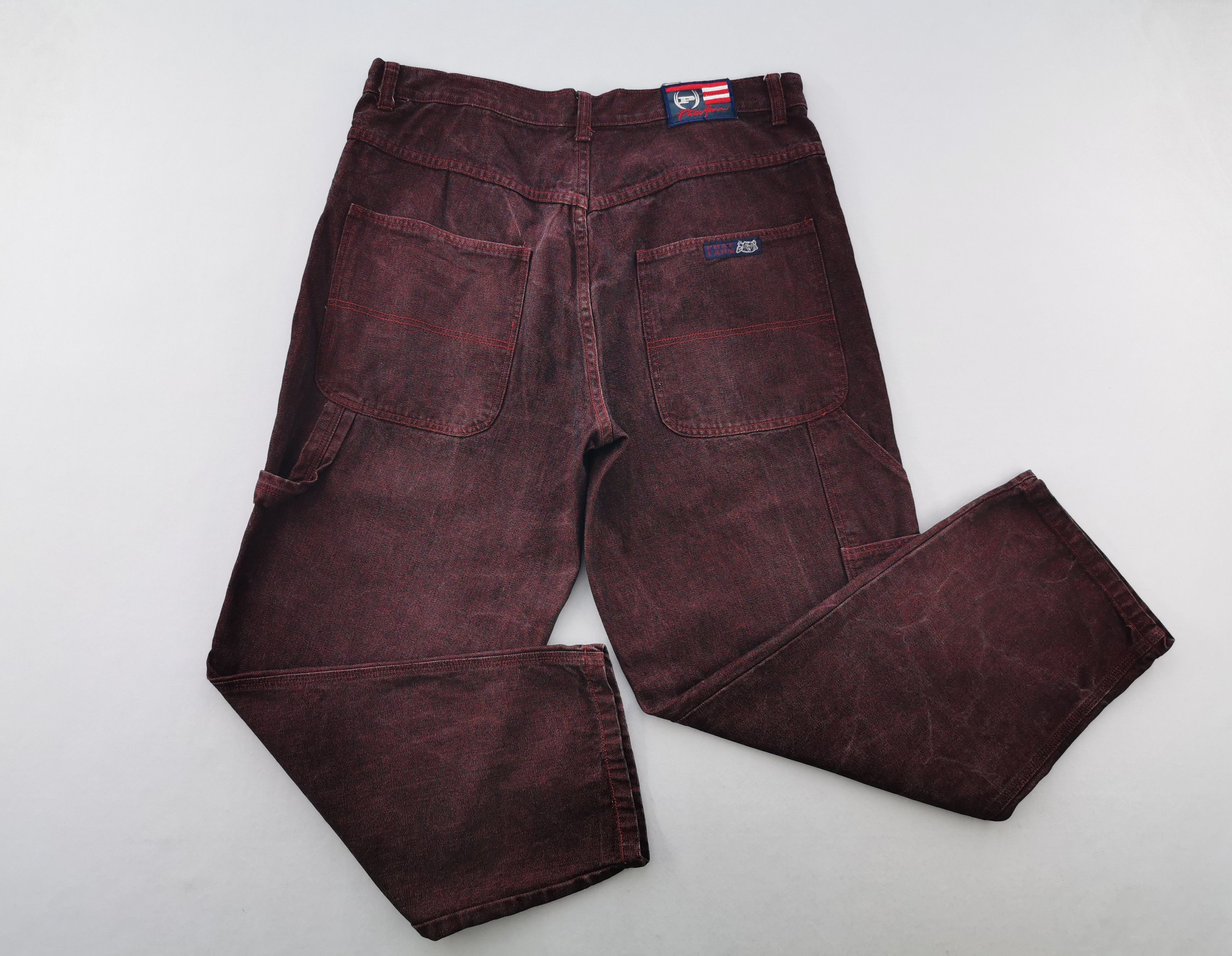 Vintage Phat Farm Denim Jeans Made In Russia Size 42