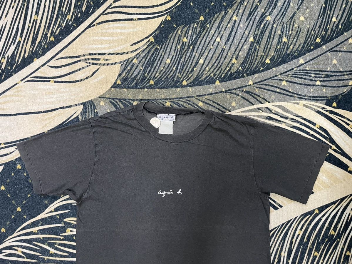 Designer × Vintage × agnes b. Vintage Aguis Paris Homme Small Logo Shirt Size US M / EU 48-50 / 2 - 4 Thumbnail