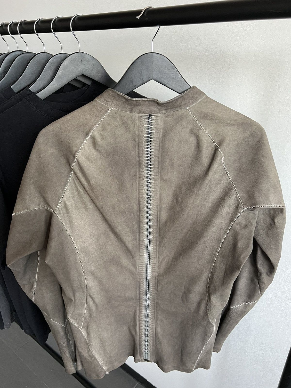Isaac Sellam Experience Leather Jacket With Metal Spine Size US L / EU 52-54 / 3 - 3 Thumbnail