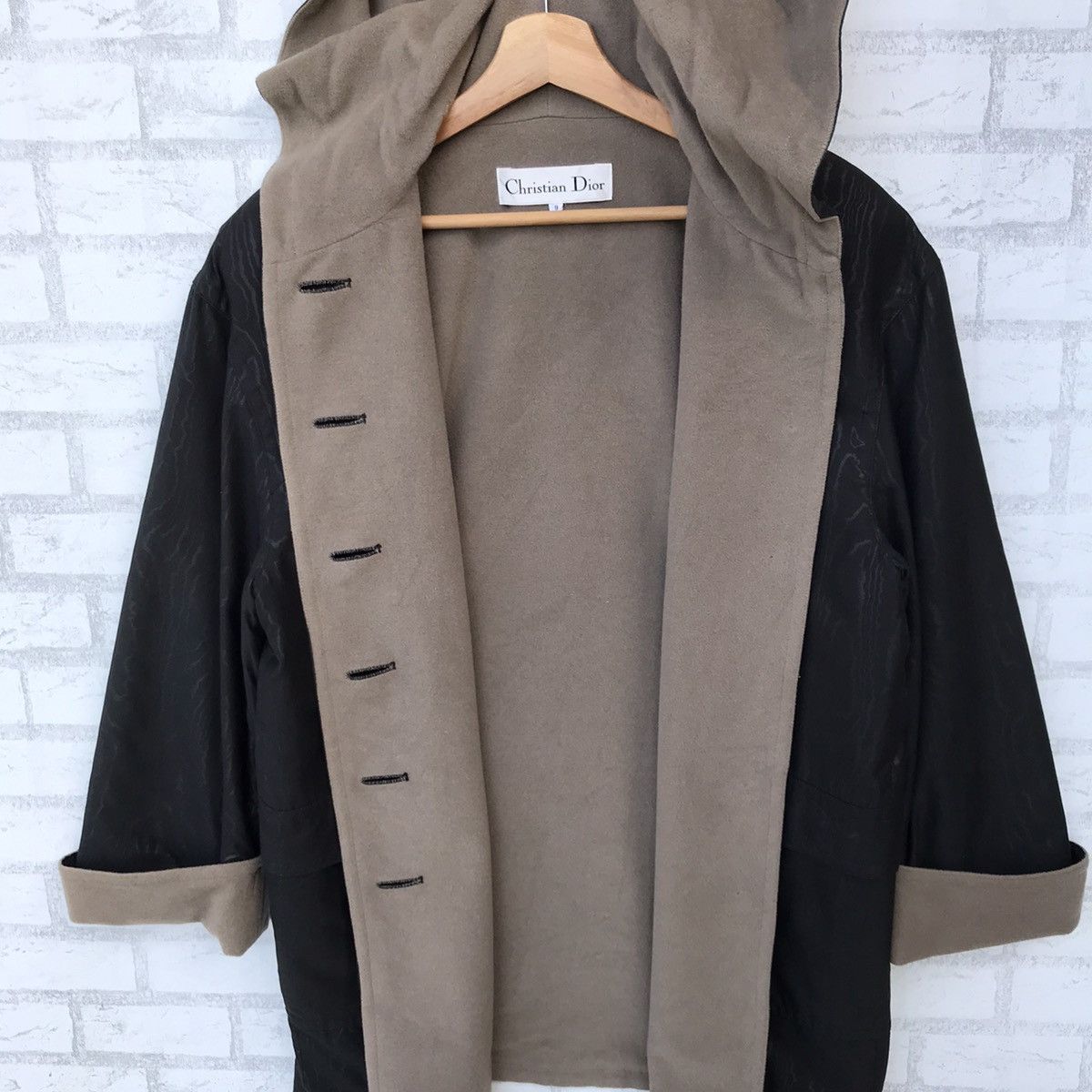 Dior Christian Dior Wool-Cashmere Hooded Coat, Luxe Fabric Size 9 Size L / US 10 / IT 46 - 4 Thumbnail
