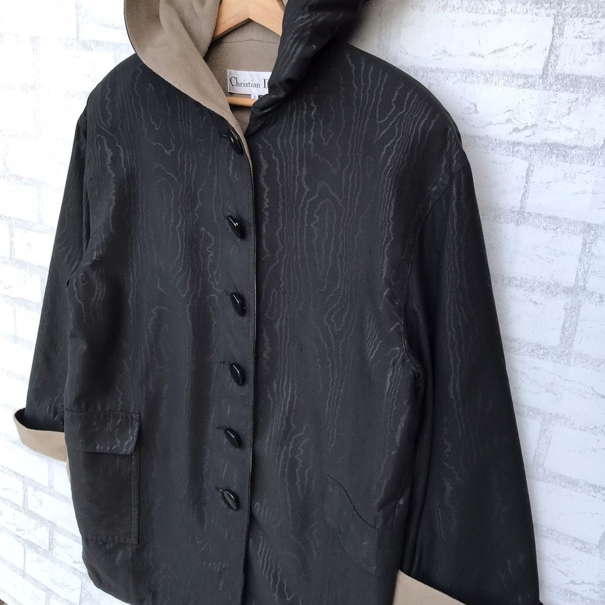 Dior Christian Dior Wool-Cashmere Hooded Coat, Luxe Fabric Size 9 Size L / US 10 / IT 46 - 10 Thumbnail