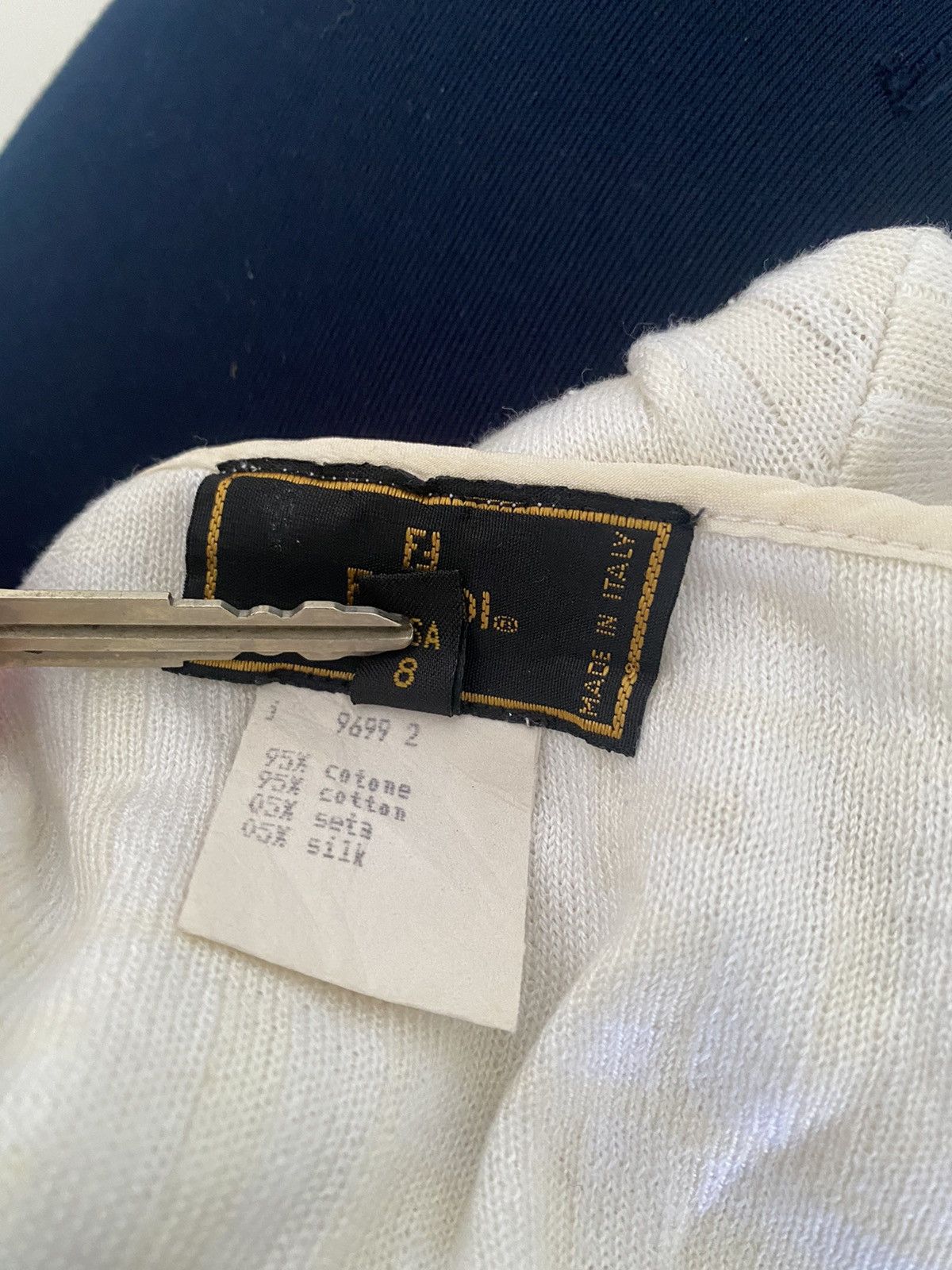 Fendi VINTAGE FENDI ZUCCA MONOGRAM TOP BLOUSE Size S / US 4 / IT 40 - 9 Thumbnail
