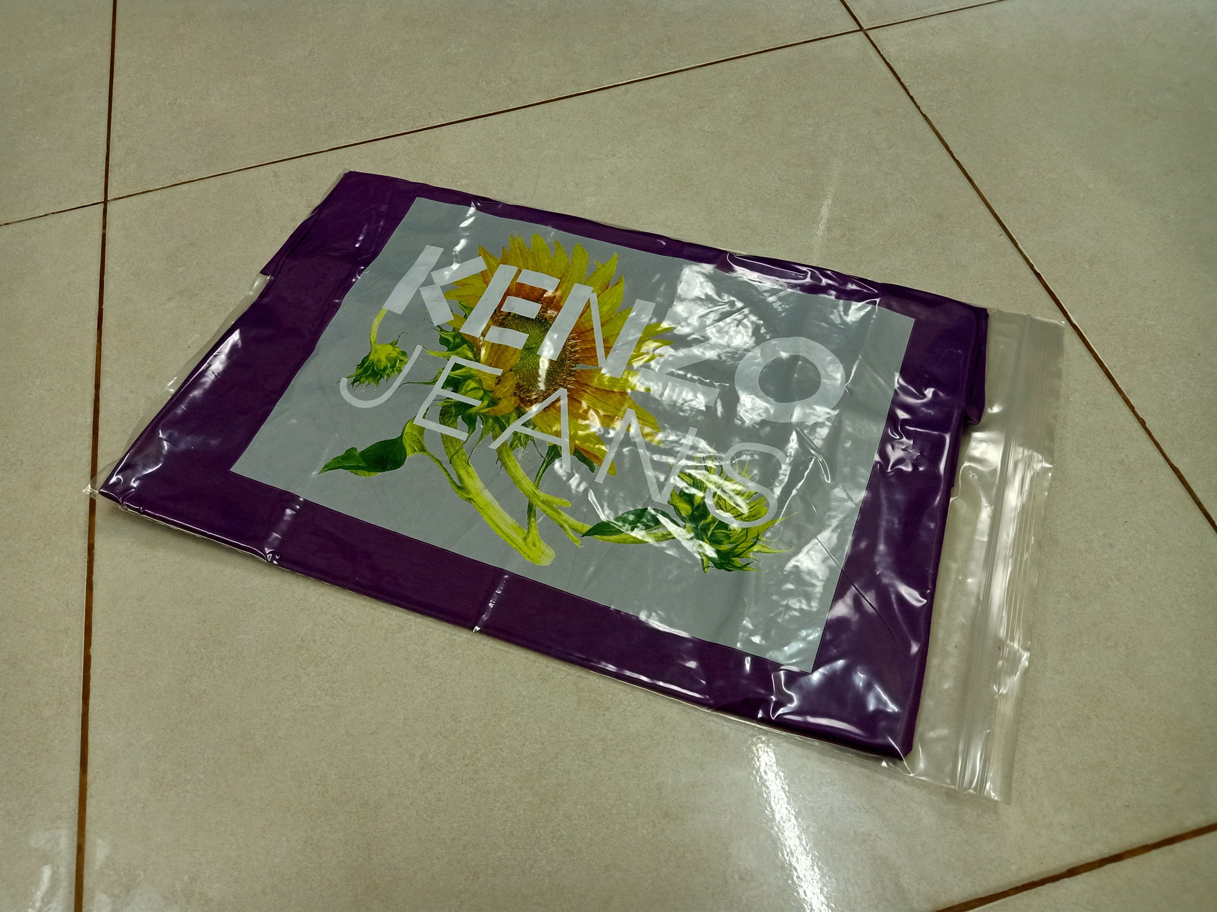 Kenzo KENZO JEANS Paris Sunflower Big Graphics Purple T-Shirt Size US L / EU 52-54 / 3 - 9 Thumbnail