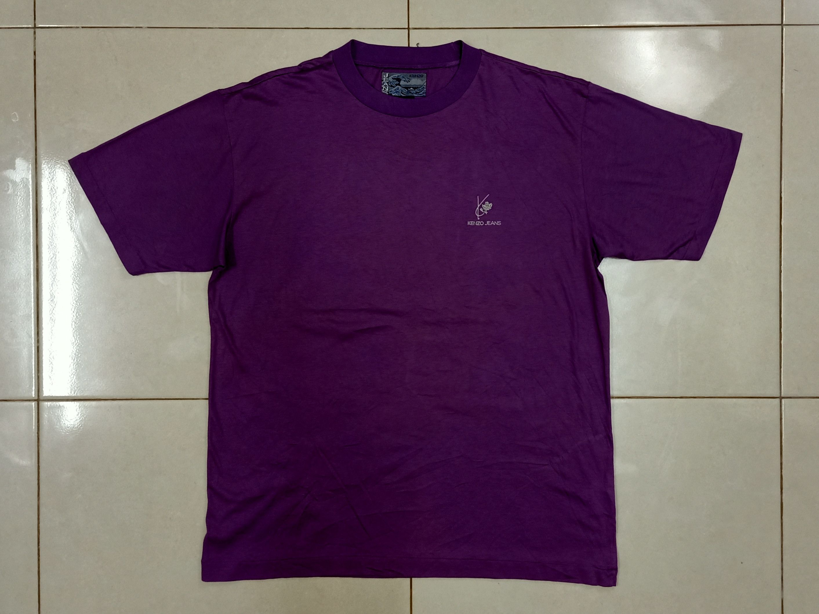 Kenzo KENZO JEANS Paris Sunflower Big Graphics Purple T-Shirt Size US L / EU 52-54 / 3 - 3 Thumbnail