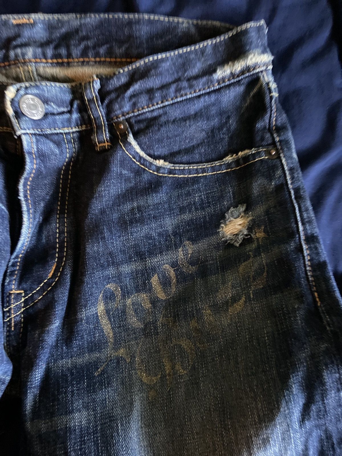 Hysteric Glamour Hysteric Glamour “Love Buzz” studded Jeans Size US 29 - 5 Thumbnail