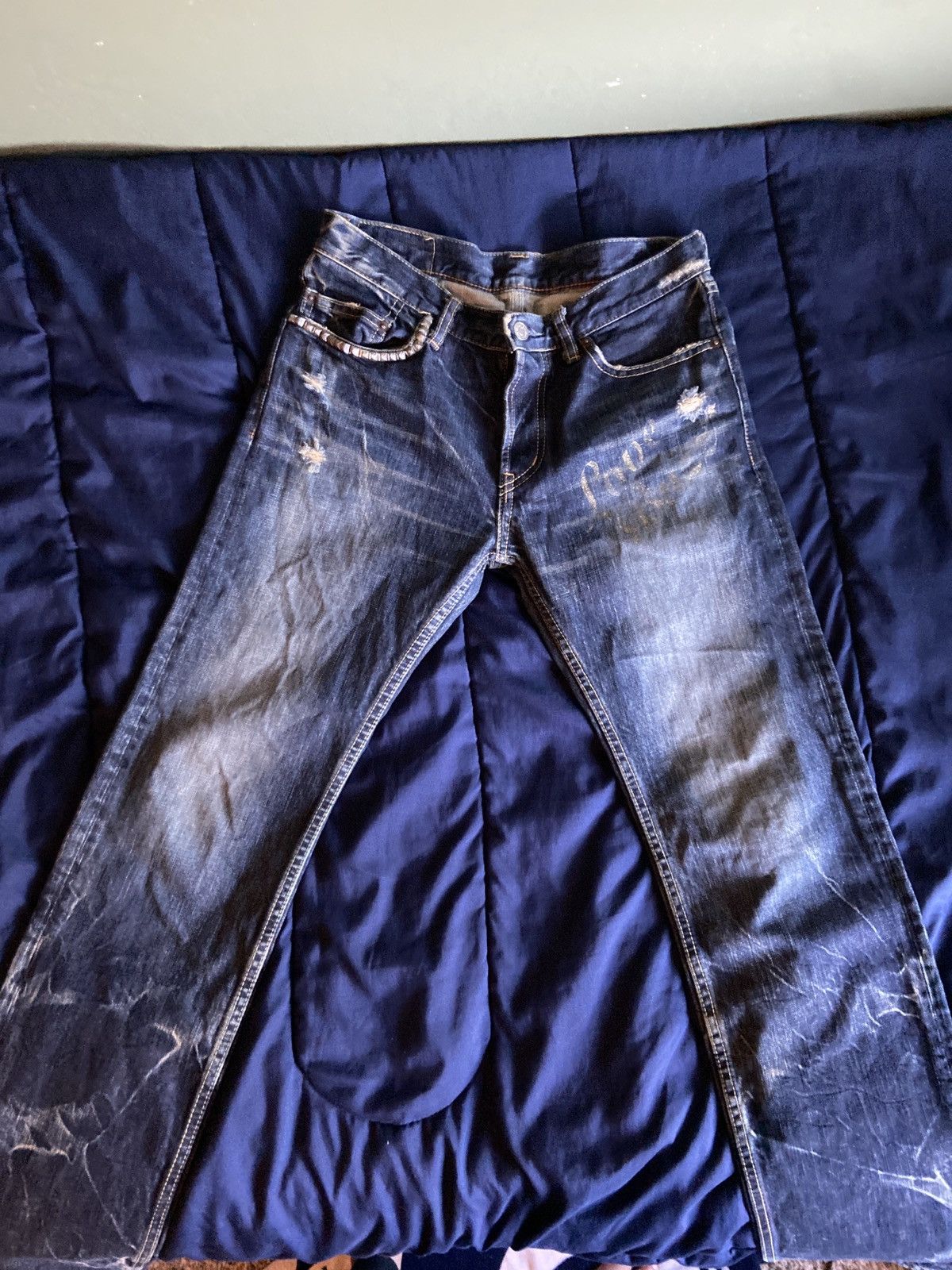 Hysteric Glamour Hysteric Glamour “Love Buzz” studded Jeans Size US 29 - 3 Thumbnail