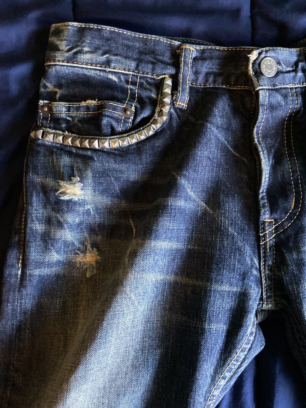 Hysteric Glamour Hysteric Glamour “Love Buzz” studded Jeans Size US 29 - 6 Thumbnail