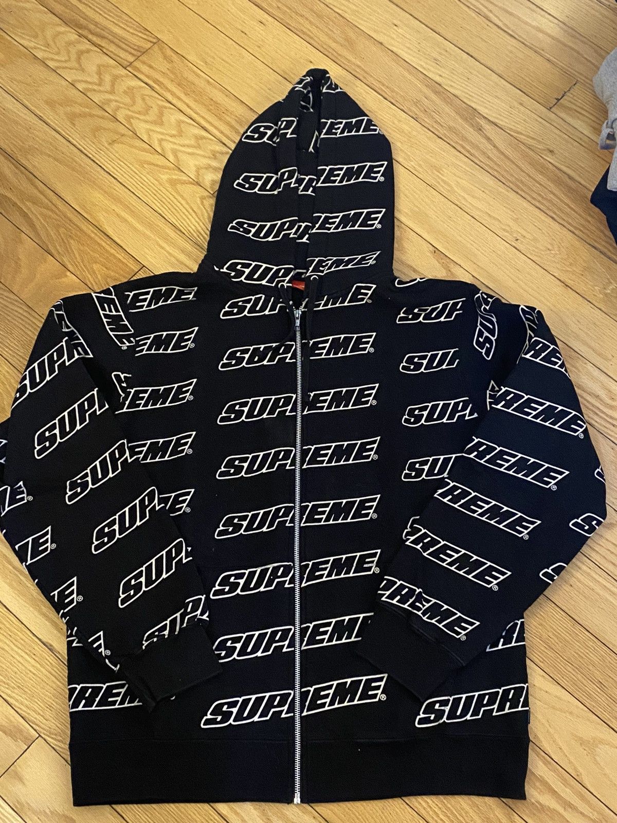 Supreme Supreme quilt stitch black sweater | Grailed