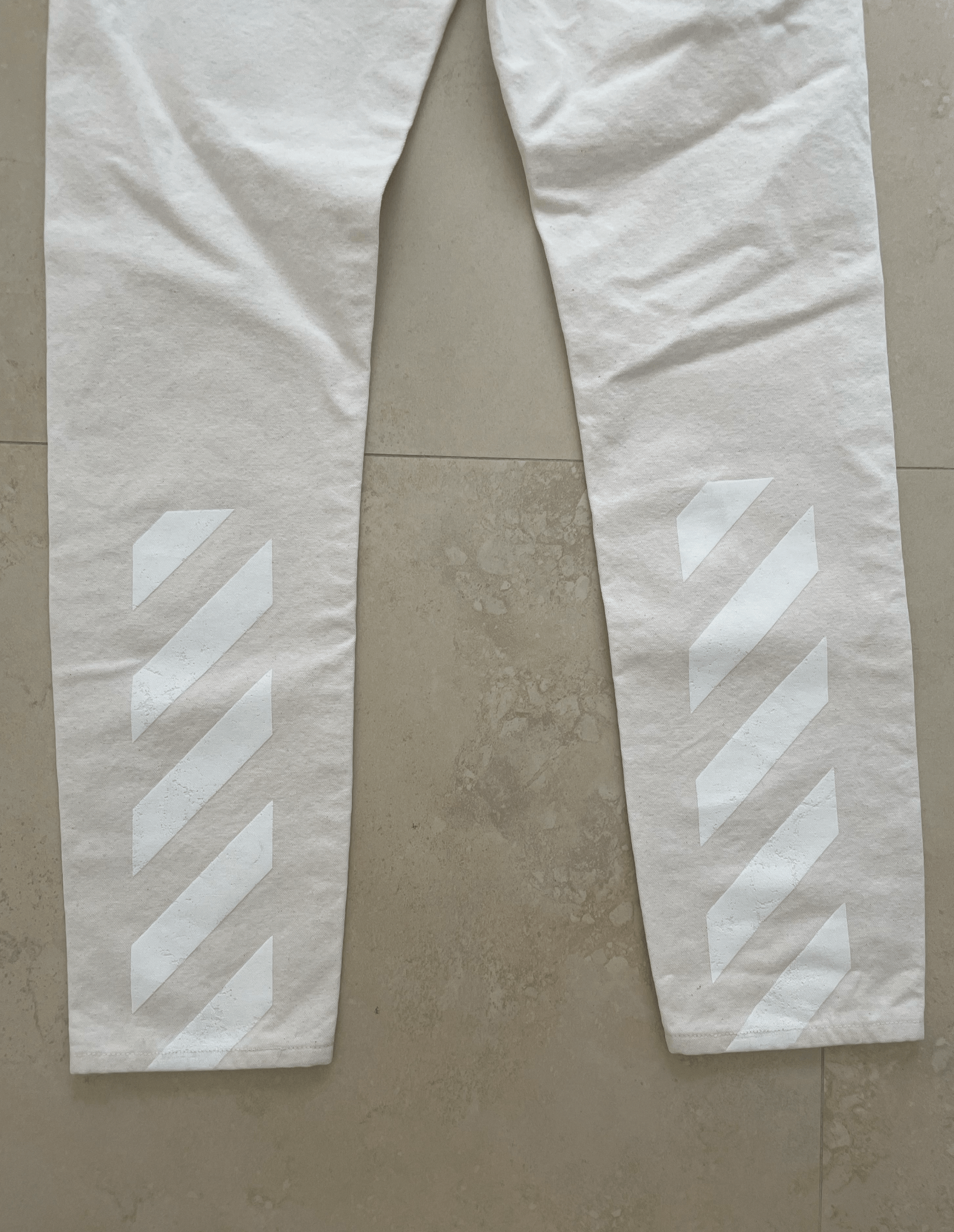 Off-White Off-White Striped Bull Denim Jean Size US 33 - 9 Thumbnail