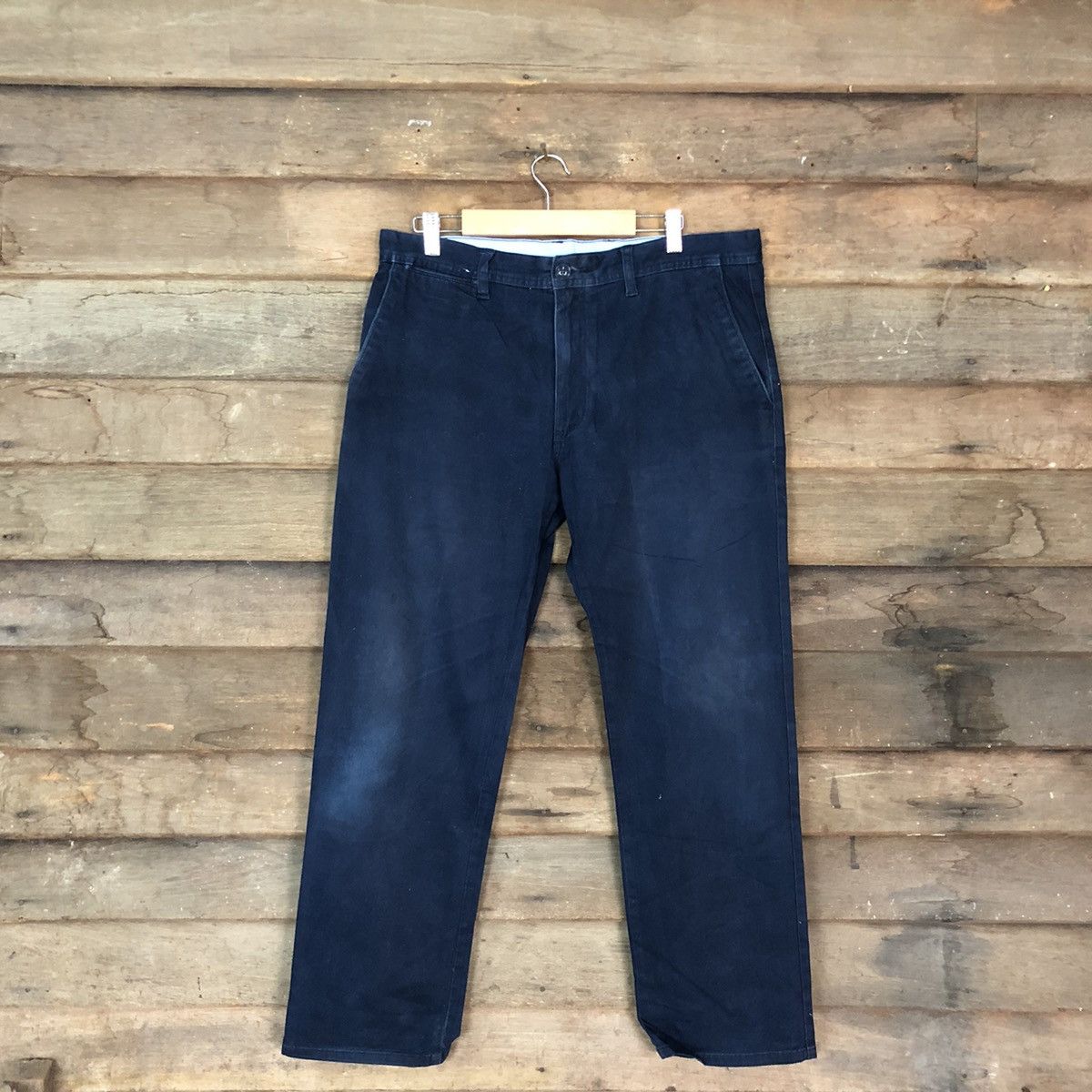 Japanese Branded Dark Blue Casual Pants #A079
