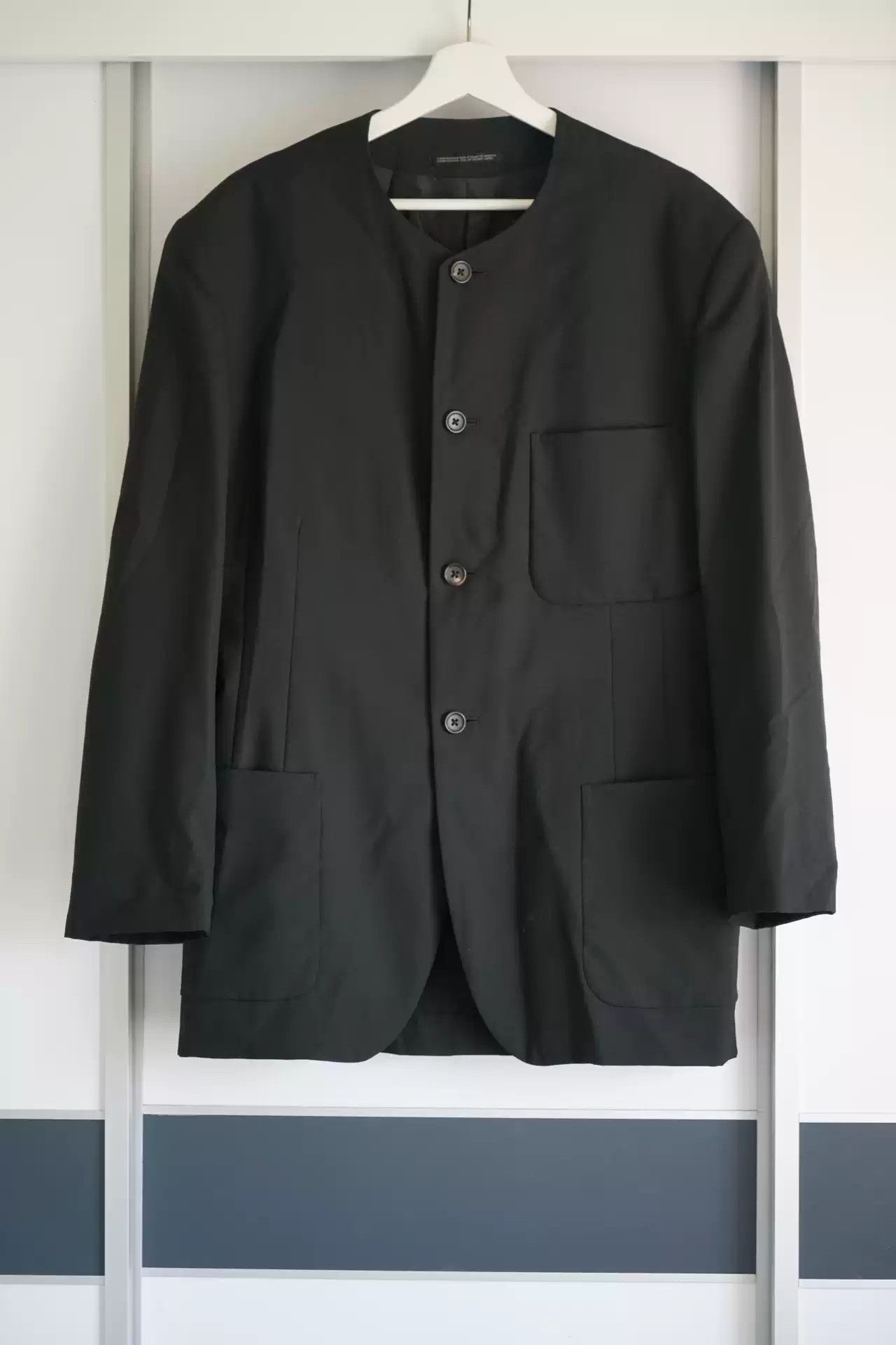 Yohji Yamamoto 95ss Collarless Suit