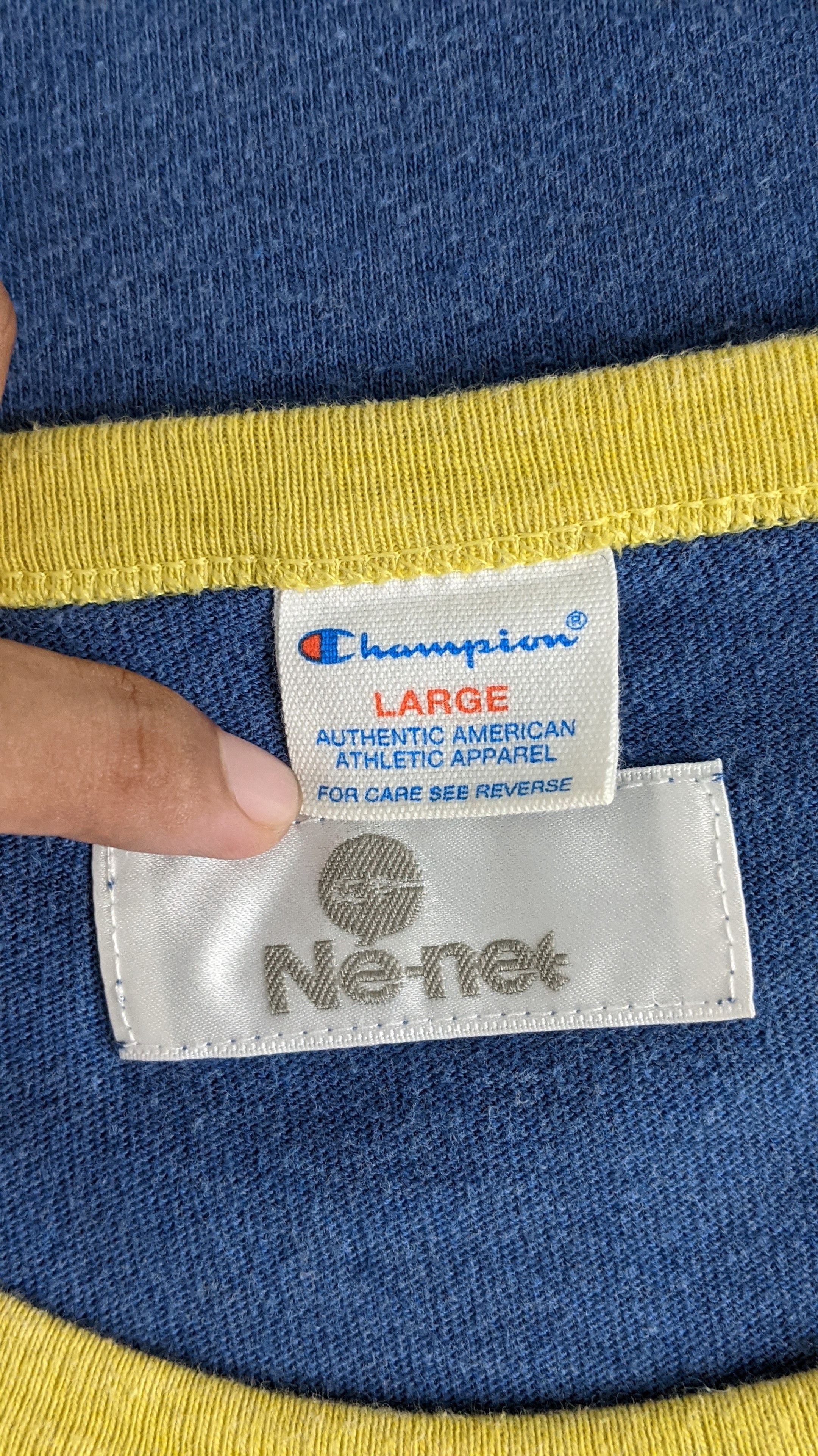 Champion × Issey Miyake × Ne-Net Ne net Issey Miyake Champion shirt Size US L / EU 52-54 / 3 - 5 Thumbnail