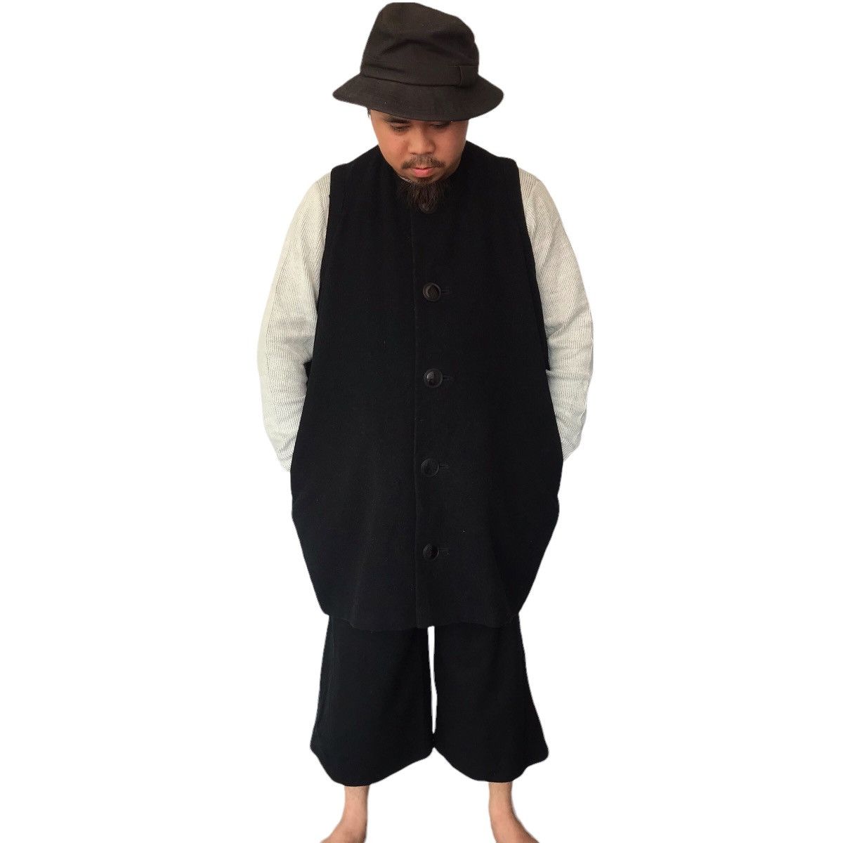 Yohji Yamamoto 🔥RARE YOHJI YAMAMOTO OVERSIZED JACKET Size US S / EU 44-46 / 1 - 10 Thumbnail