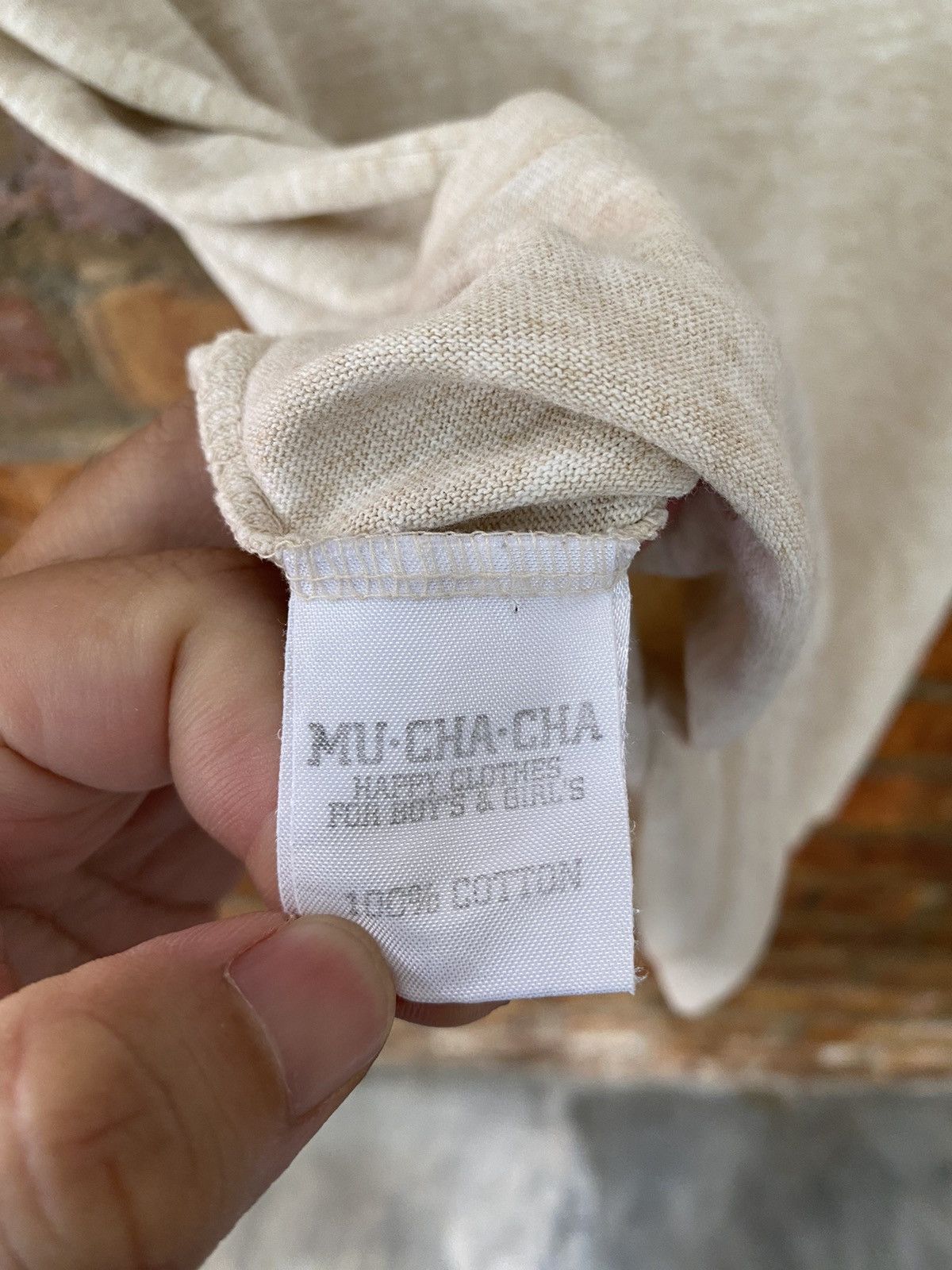 20471120 × Beauty Beast × Japanese Brand 90s MU CHA CHA muchacha Mango happy brother tee Size US M / EU 48-50 / 2 - 8 Thumbnail