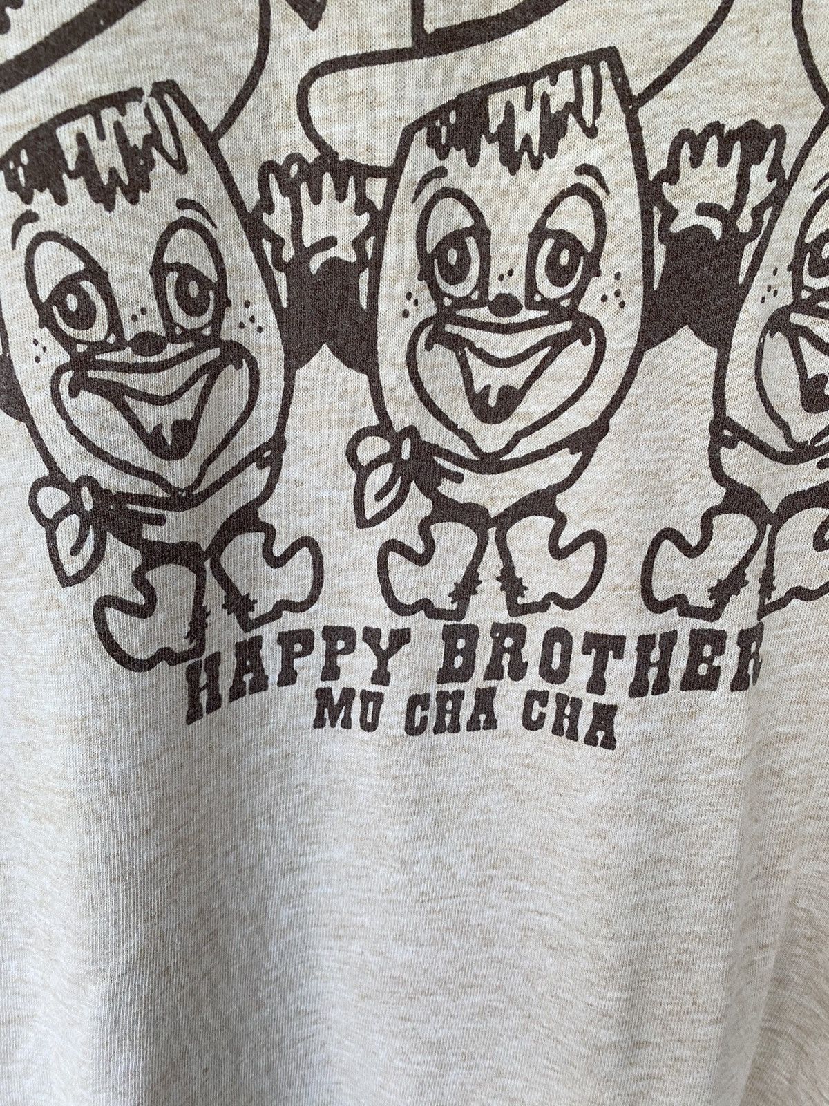 20471120 × Beauty Beast × Japanese Brand 90s MU CHA CHA muchacha Mango happy brother tee Size US M / EU 48-50 / 2 - 4 Thumbnail
