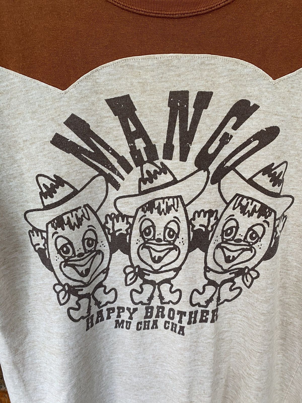 20471120 × Beauty Beast × Japanese Brand 90s MU CHA CHA muchacha Mango happy brother tee Size US M / EU 48-50 / 2 - 3 Thumbnail
