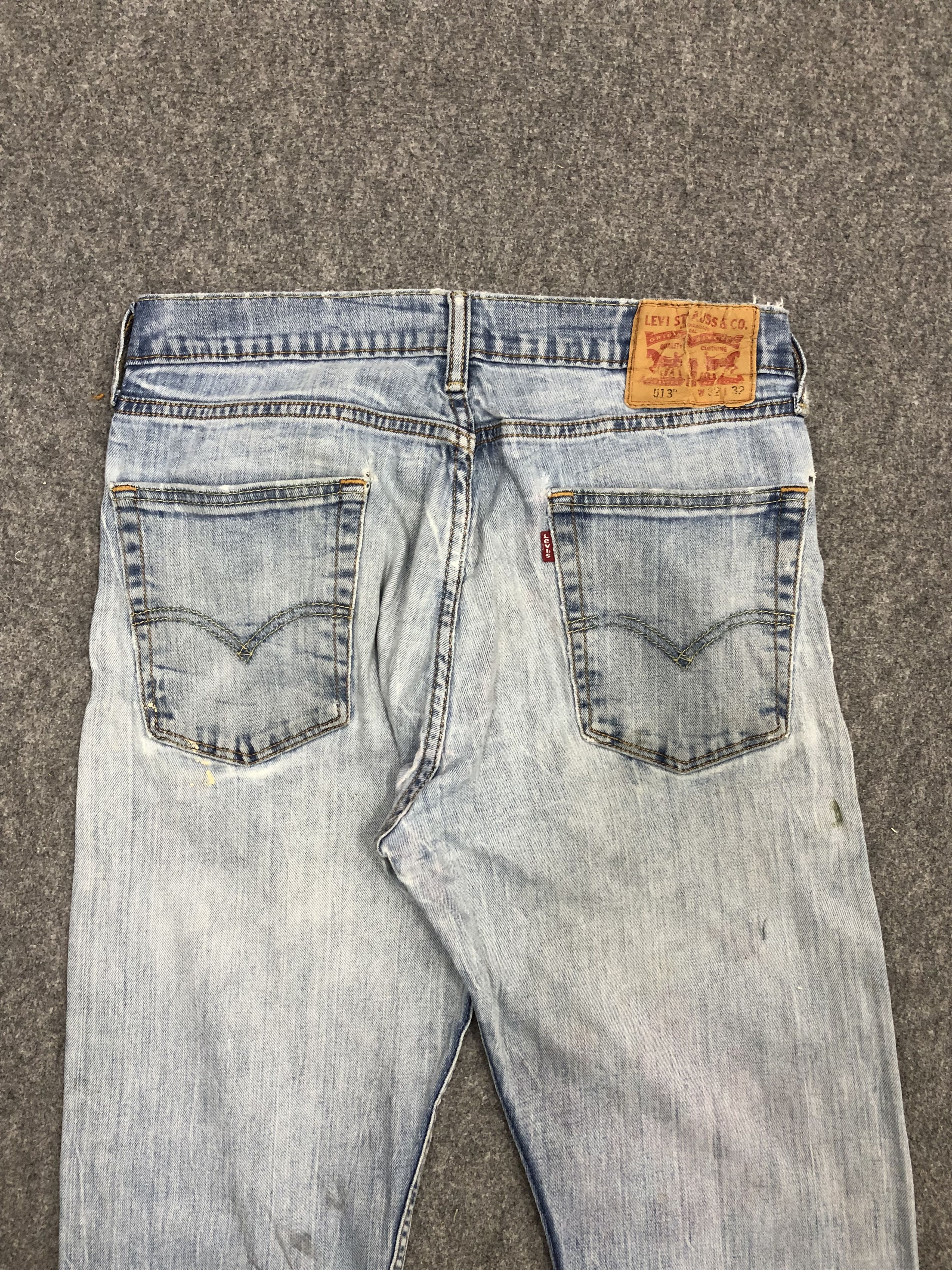 Levi's Vintage Levis 513 Light Wash Jeans DP1094 Size US 32 / EU 48 - 4 Thumbnail