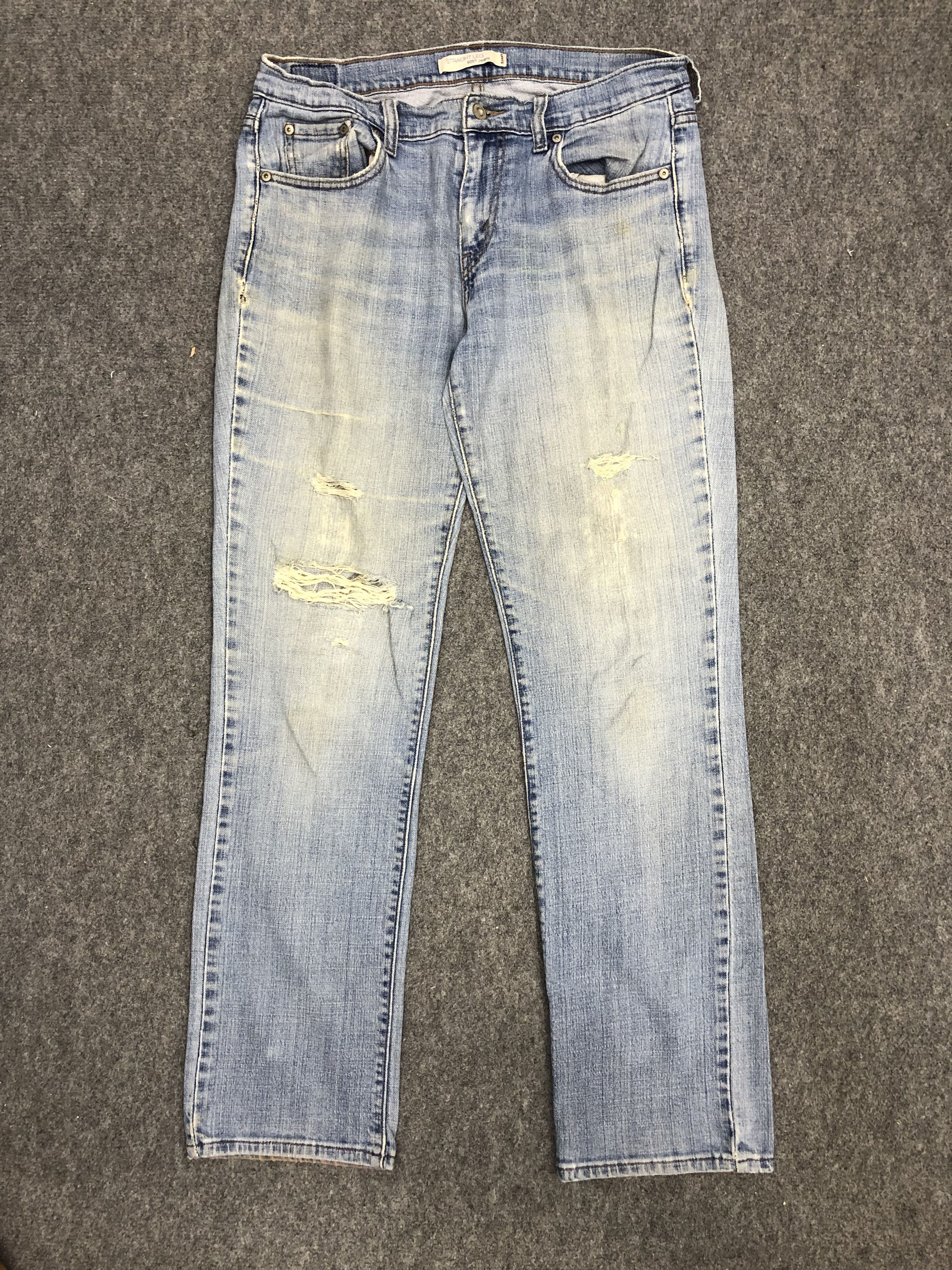 Levi's × Vintage Vintage Levis 505 Light Wash Jeans DP1159 Size US 34 / EU 50 - 1 Thumbnail