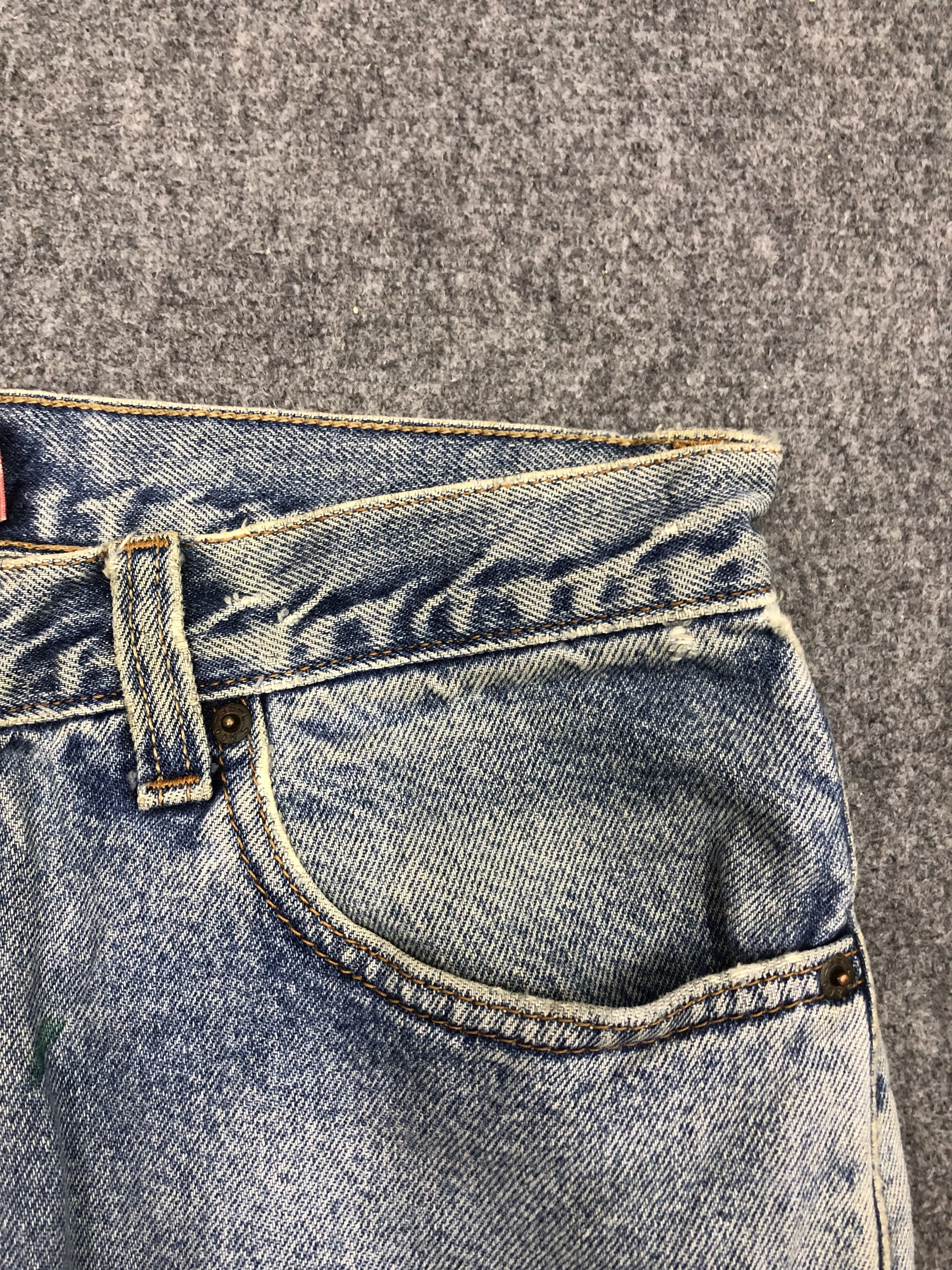 Levi's × Vintage Vintage Levis 505 Sun Faded Jeans DP1205 Size US 34 / EU 50 - 7 Thumbnail