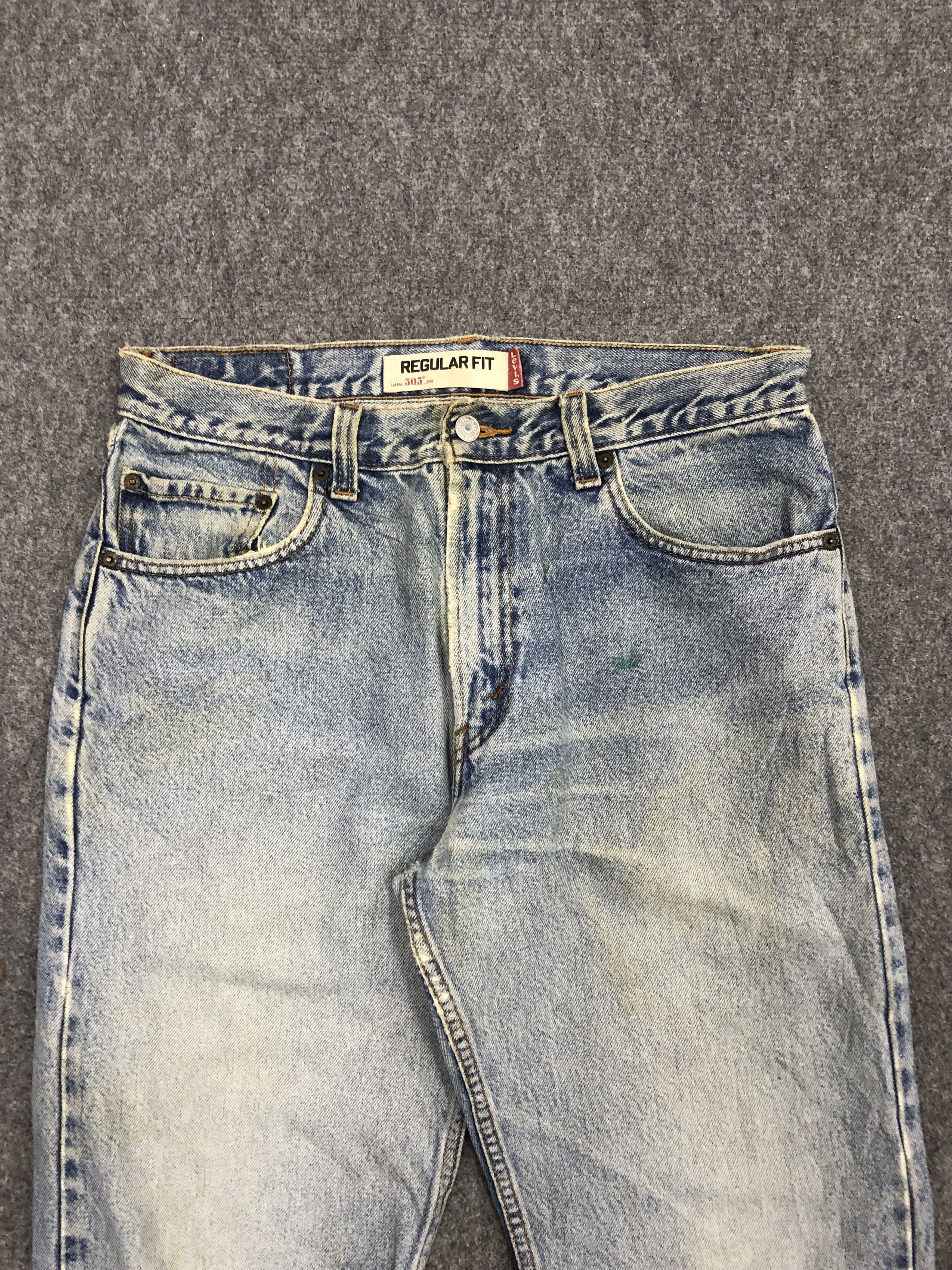 Levi's × Vintage Vintage Levis 505 Sun Faded Jeans DP1205 Size US 34 / EU 50 - 2 Thumbnail