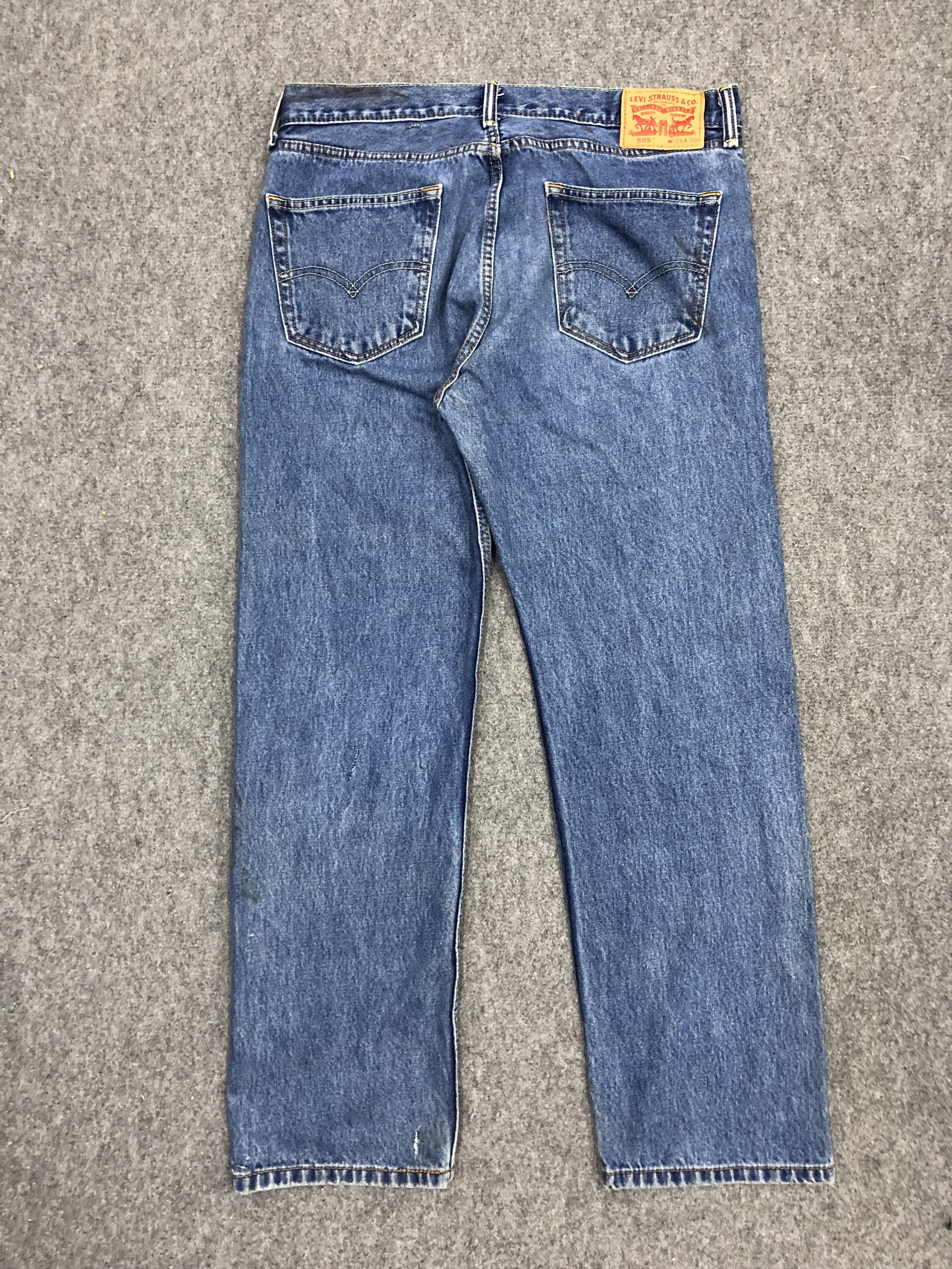 Levi's Vintage Levis 505 Light Wash Jeans DP1204 Size US 36 / EU 52 - 3 Thumbnail