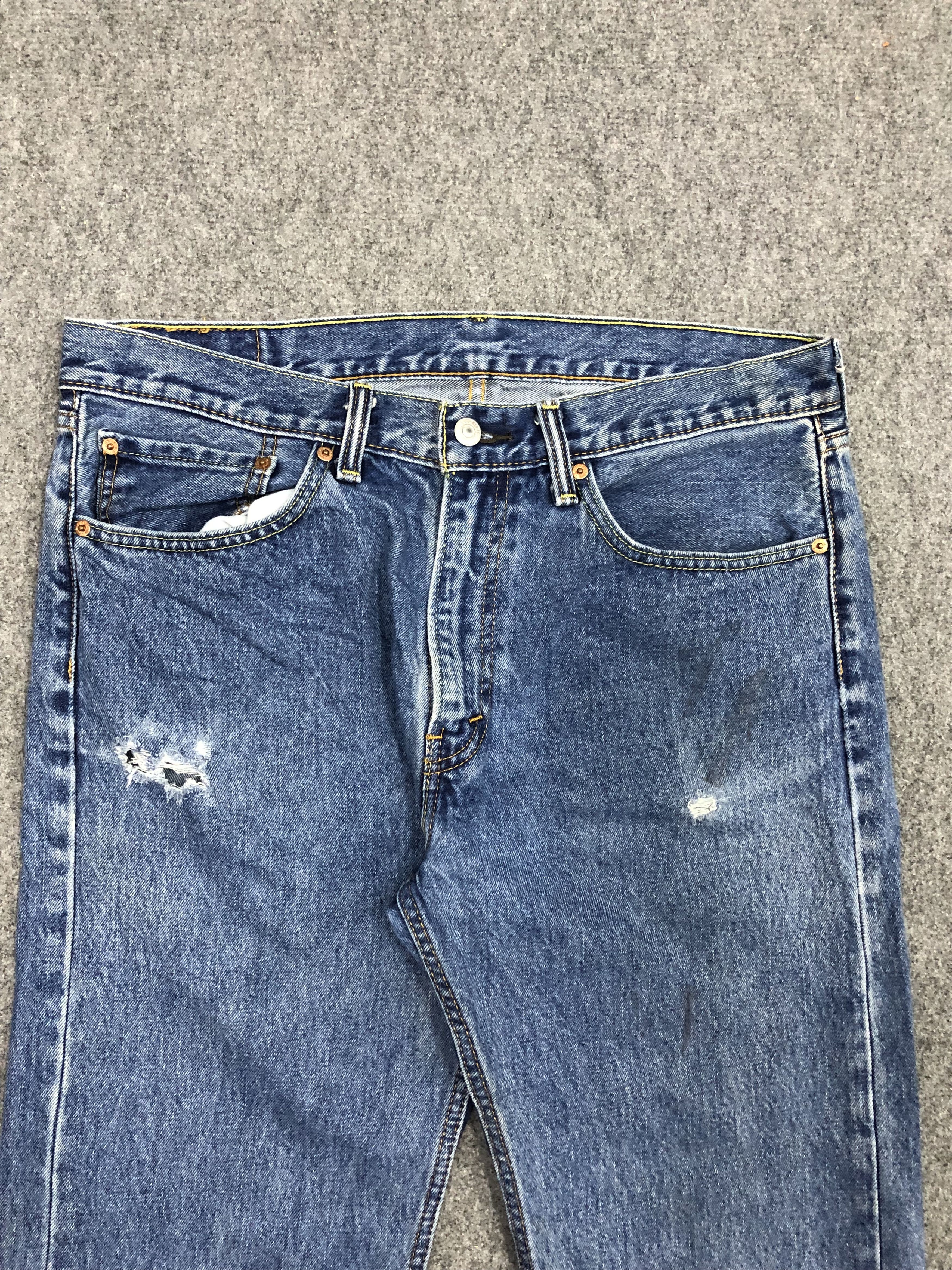 Levi's Vintage Levis 505 Light Wash Jeans DP1204 Size US 36 / EU 52 - 2 Thumbnail