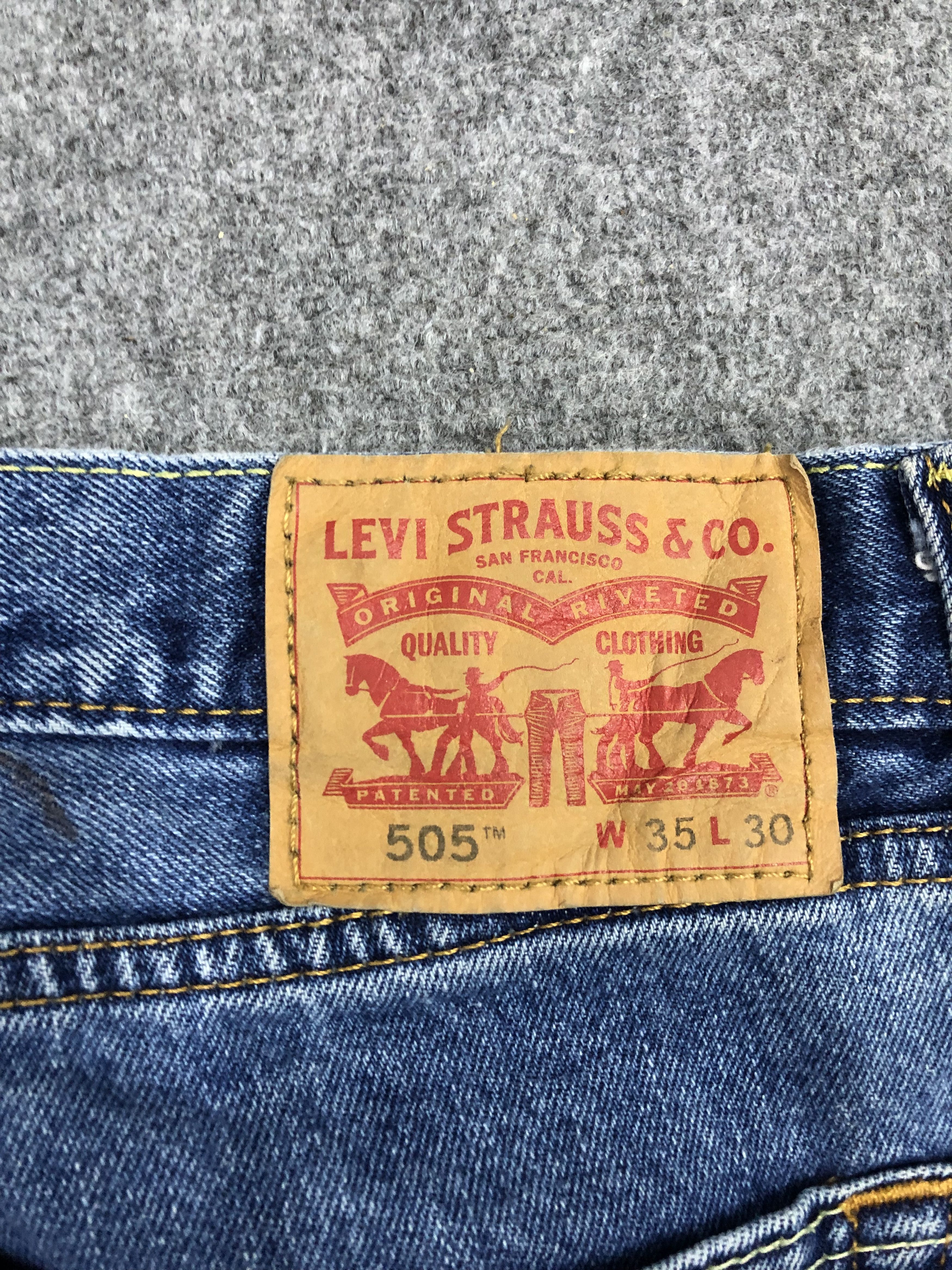 Levi's Vintage Levis 505 Light Wash Jeans DP1204 Size US 36 / EU 52 - 5 Thumbnail