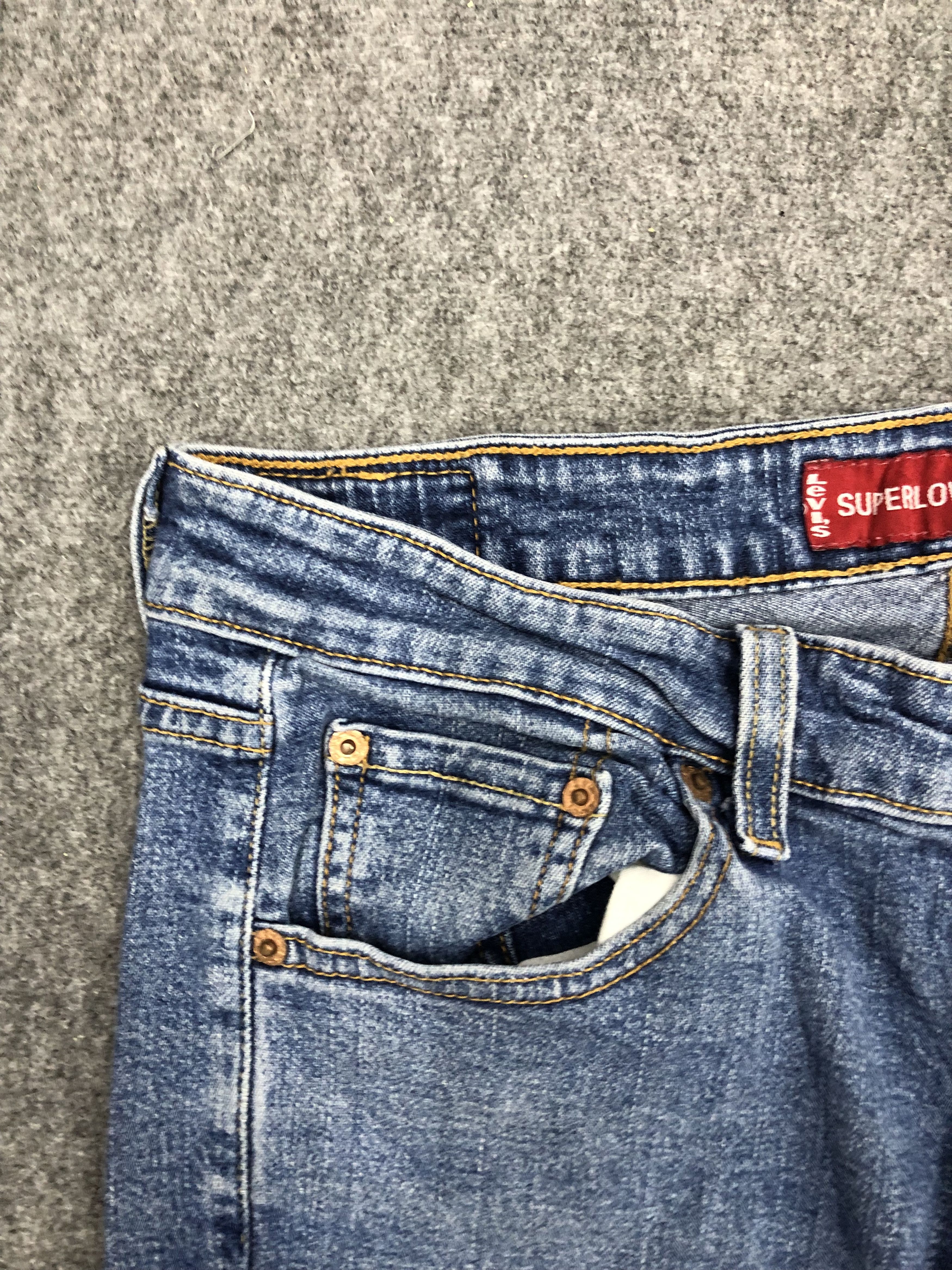 Levi's Vintage Levis Superlow Stretch Jeans DP1197 Size US 32 / EU 48 - 8 Thumbnail