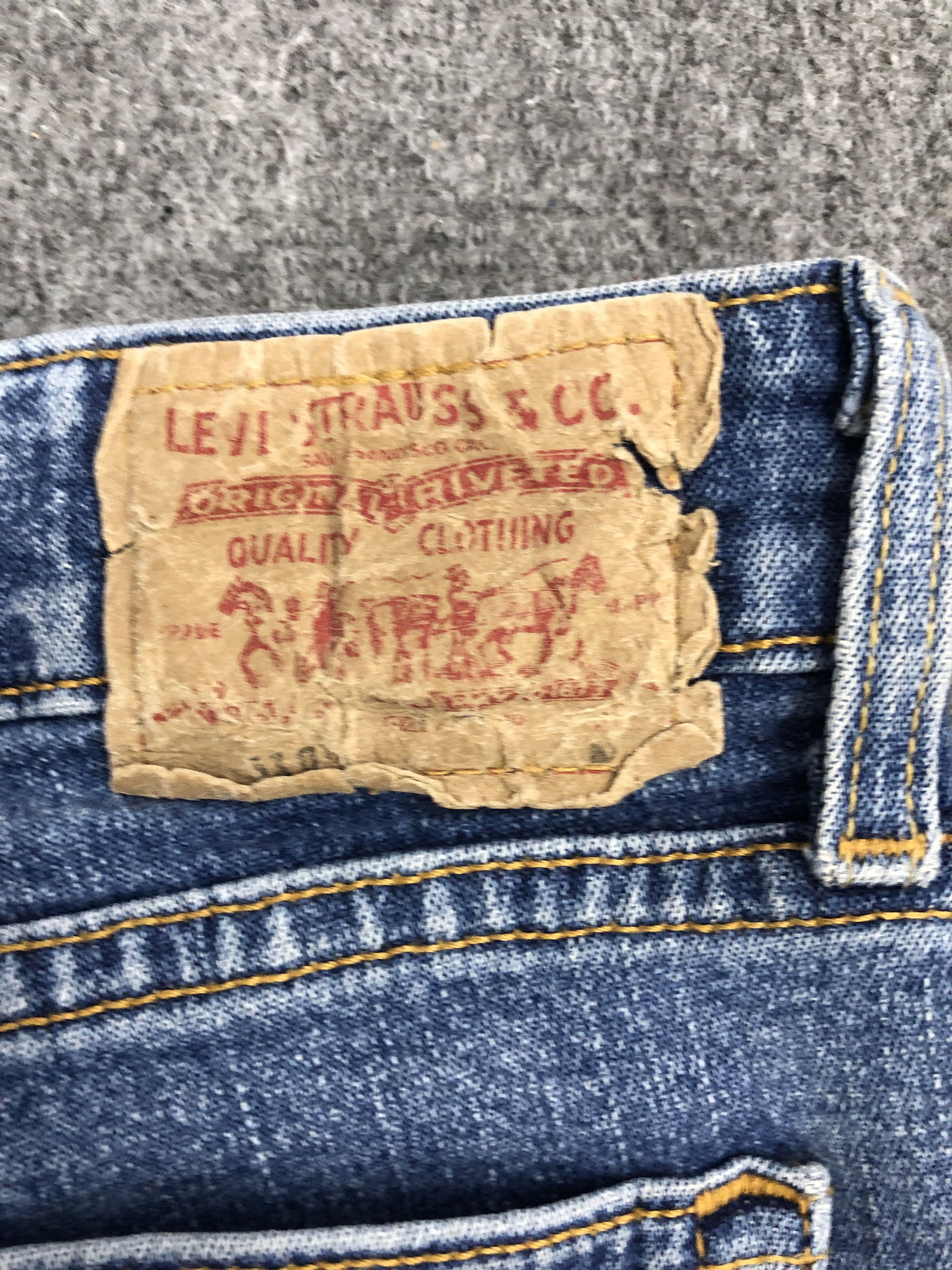 Levi's Vintage Levis Superlow Stretch Jeans DP1197 Size US 32 / EU 48 - 5 Thumbnail