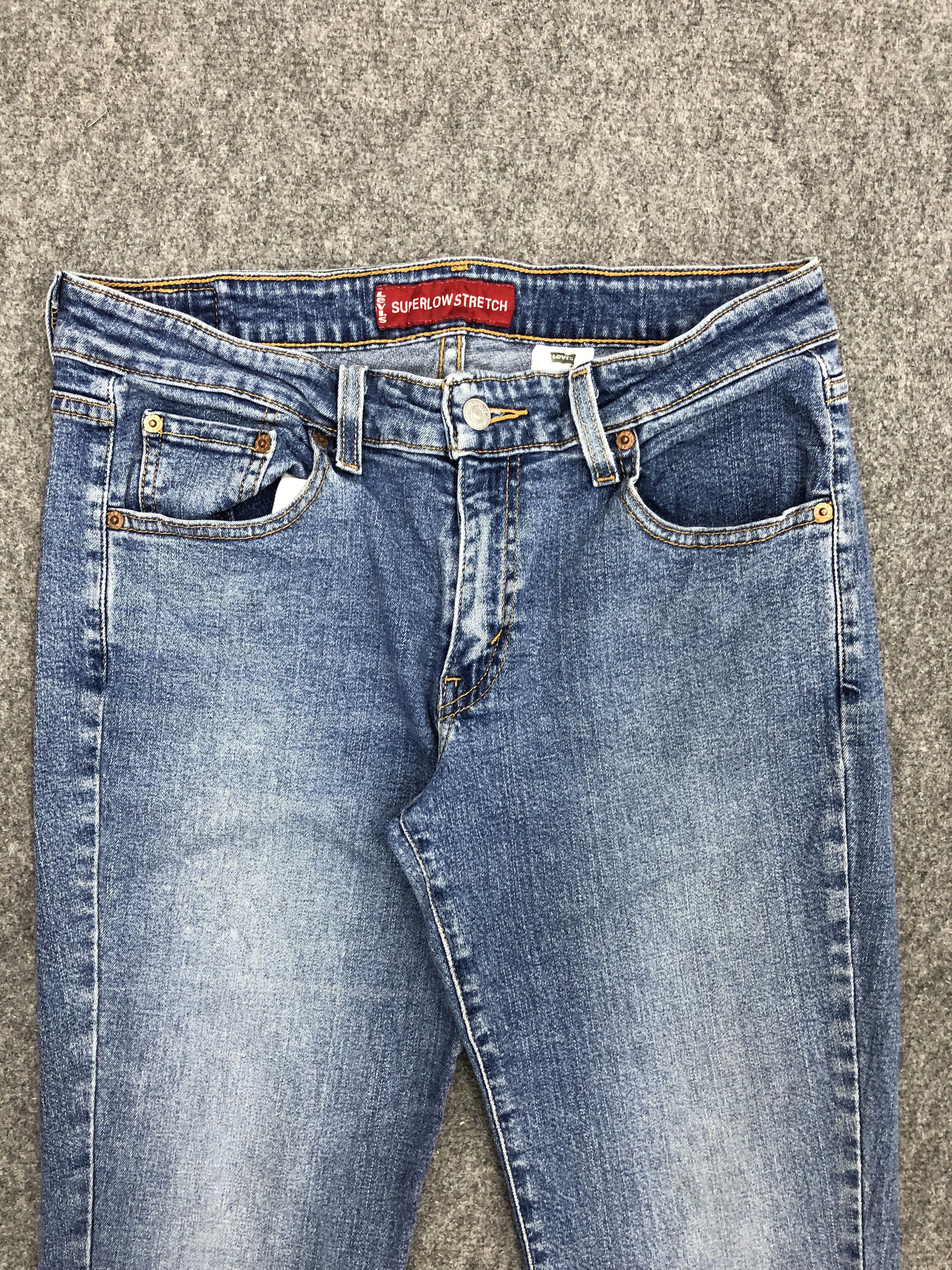 Levi's Vintage Levis Superlow Stretch Jeans DP1197 Size US 32 / EU 48 - 2 Thumbnail