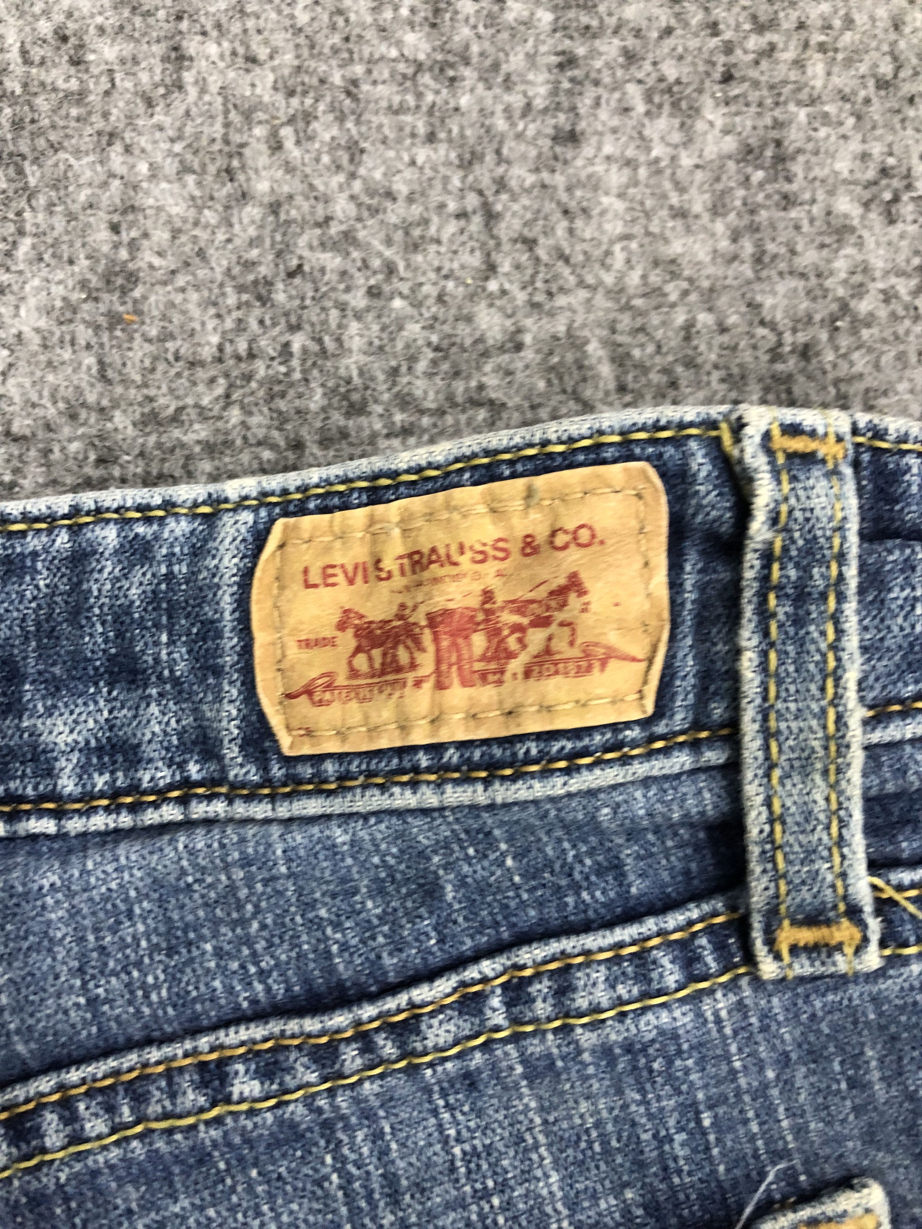 Levi's Vintage Levis 518 Super Low Boot Cut Flare Jeans DP1186 Size US 34 / EU 50 - 5 Thumbnail