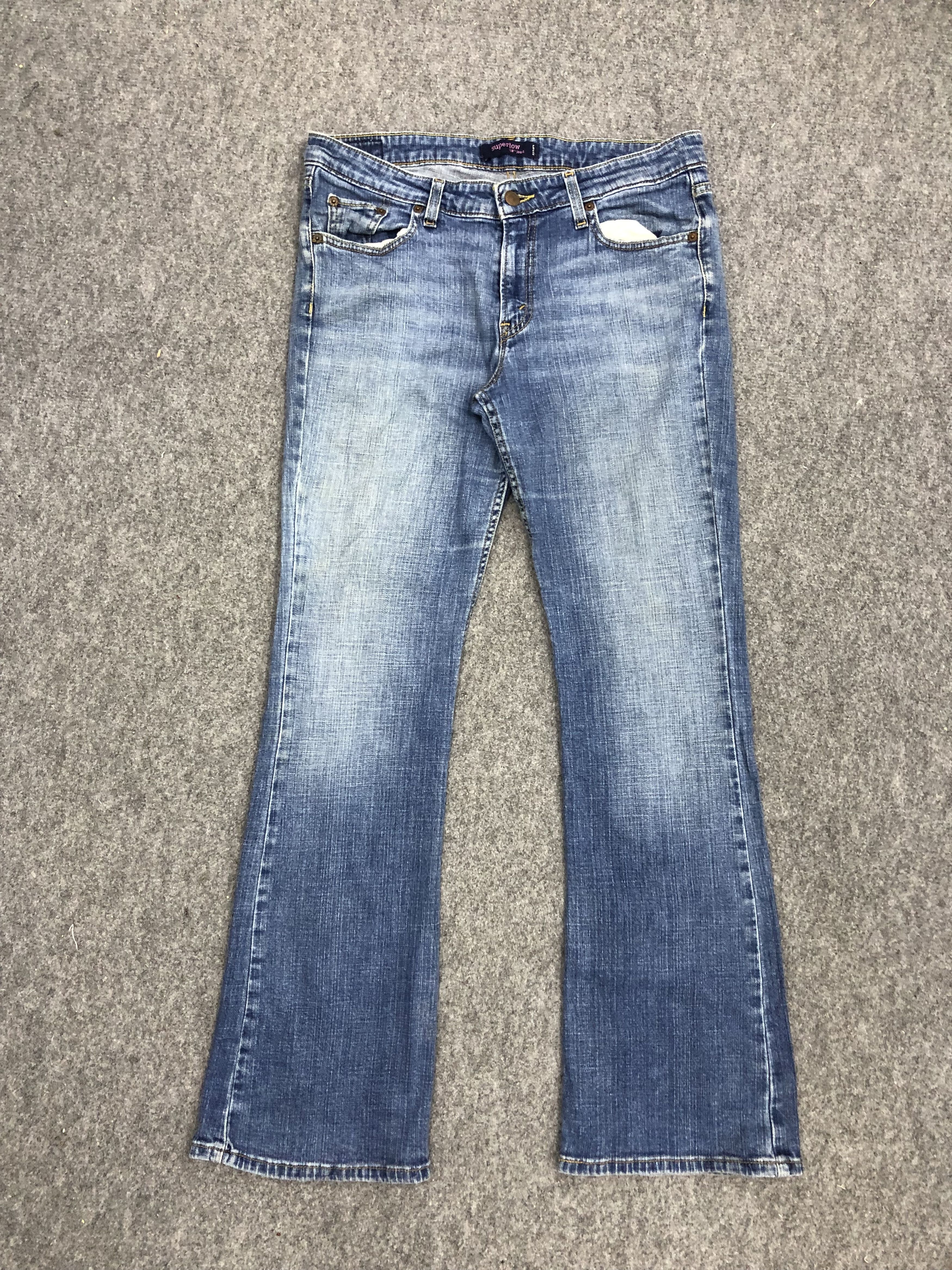Levi's Vintage Levis 518 Super Low Boot Cut Flare Jeans DP1186 Size US 34 / EU 50 - 1 Thumbnail