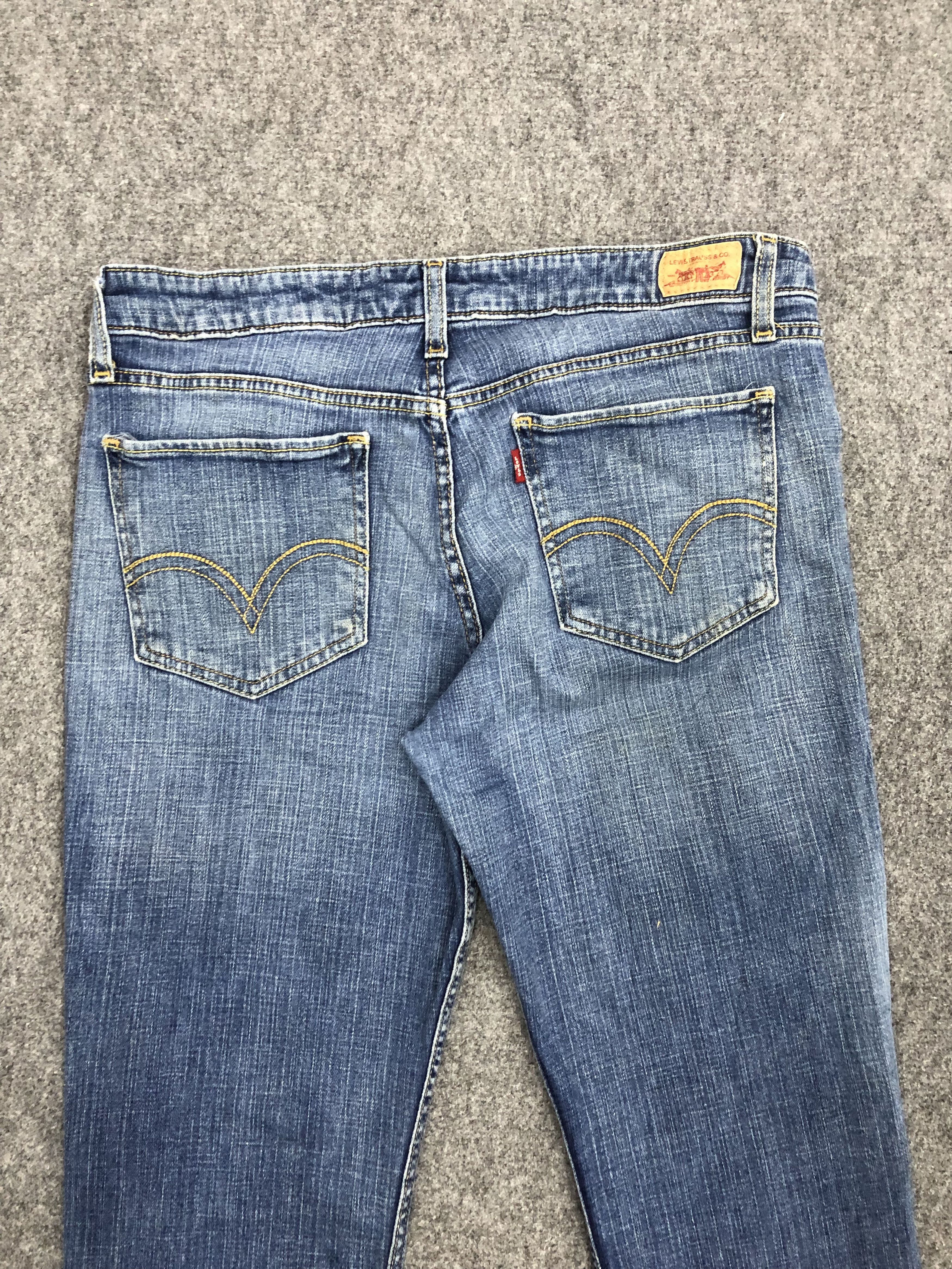 Levi's Vintage Levis 518 Super Low Boot Cut Flare Jeans DP1186 Size US 34 / EU 50 - 4 Thumbnail