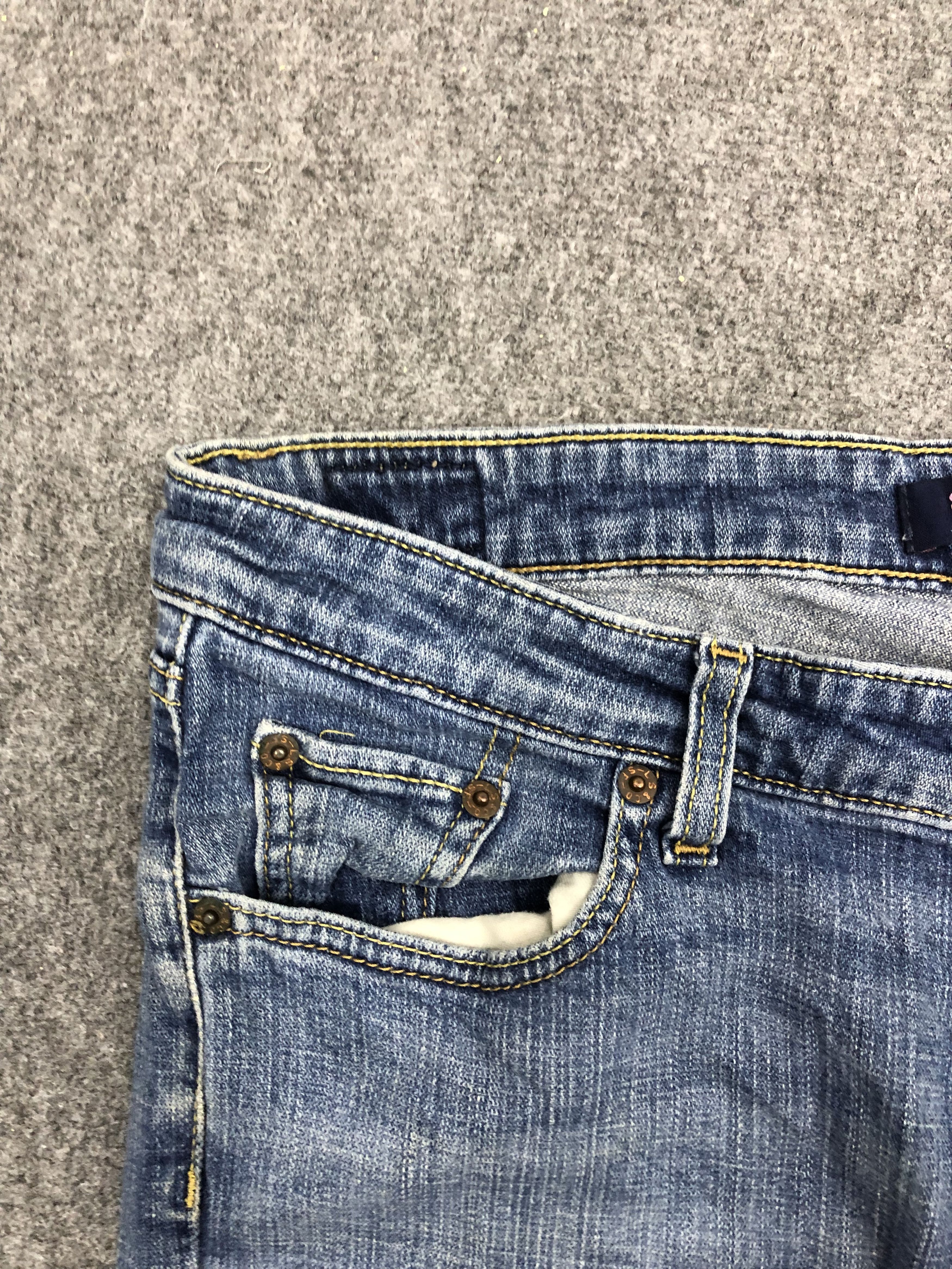 Levi's Vintage Levis 518 Super Low Boot Cut Flare Jeans DP1186 Size US 34 / EU 50 - 10 Thumbnail