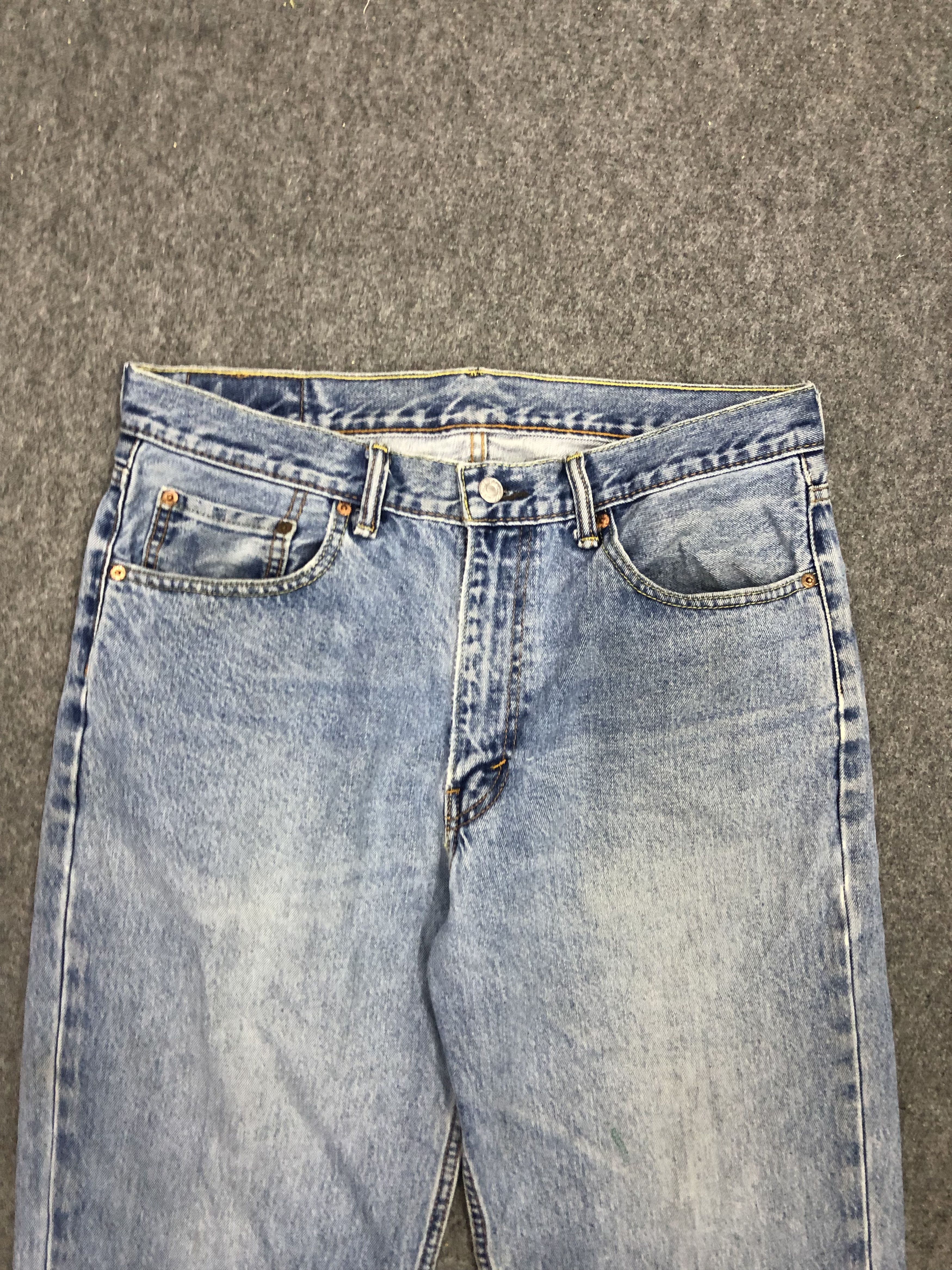 Levi's × Vintage Vintage Levis 550 Light Blue Jeans Size US 34 / EU 50 - 2 Thumbnail