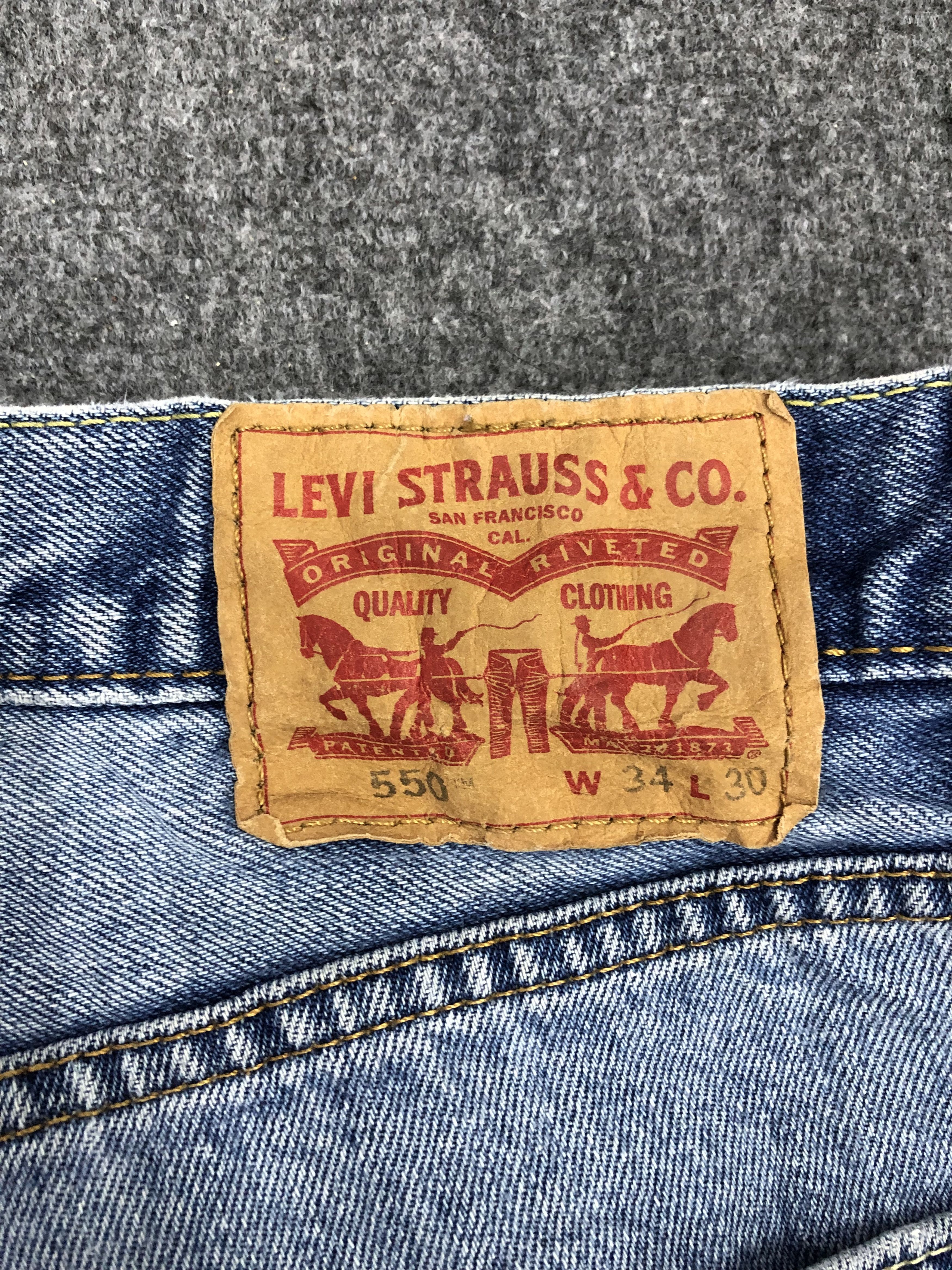 Levi's × Vintage Vintage Levis 550 Light Blue Jeans Size US 34 / EU 50 - 5 Thumbnail
