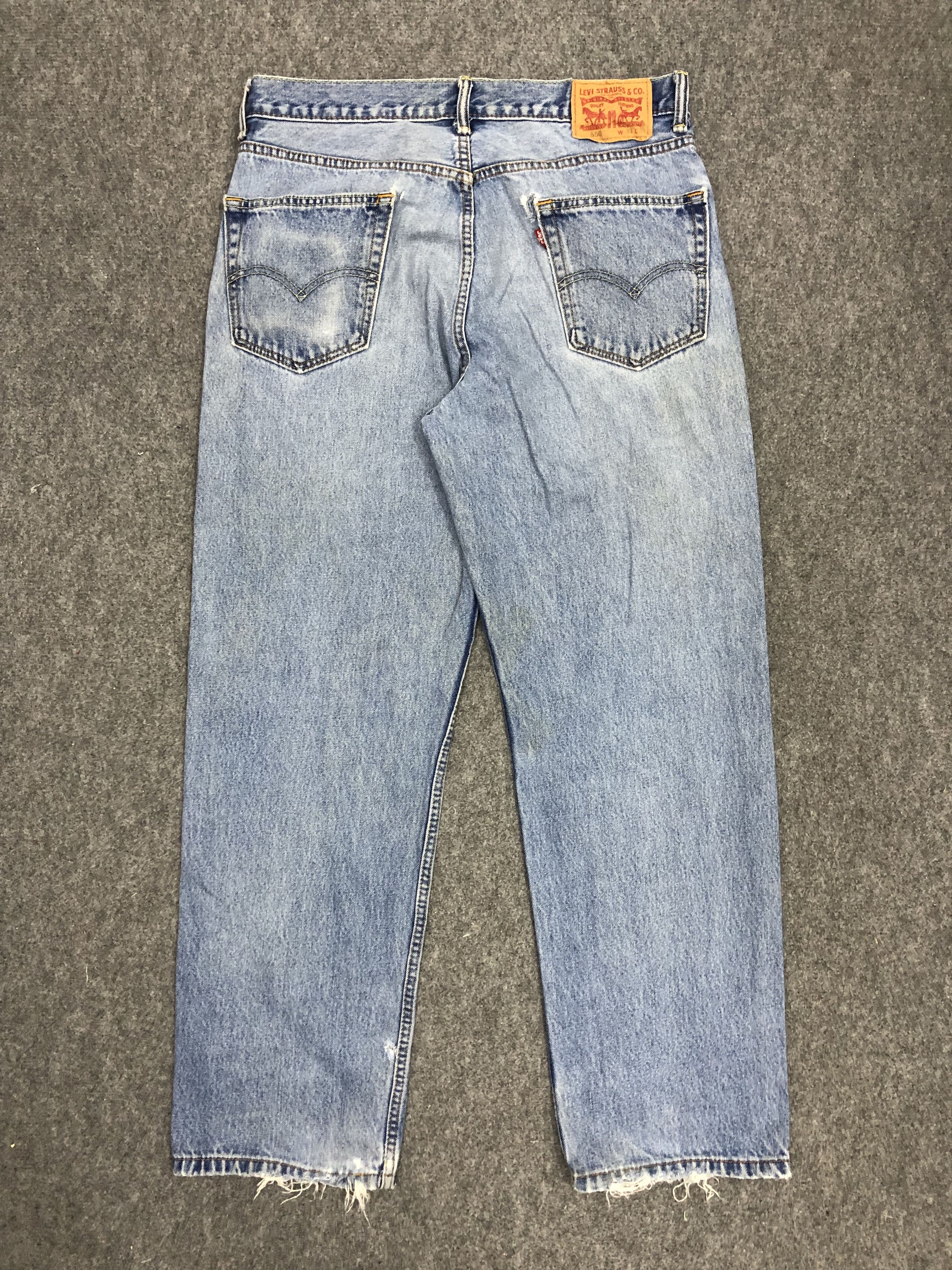 Levi's × Vintage Vintage Levis 550 Light Blue Jeans Size US 34 / EU 50 - 3 Thumbnail