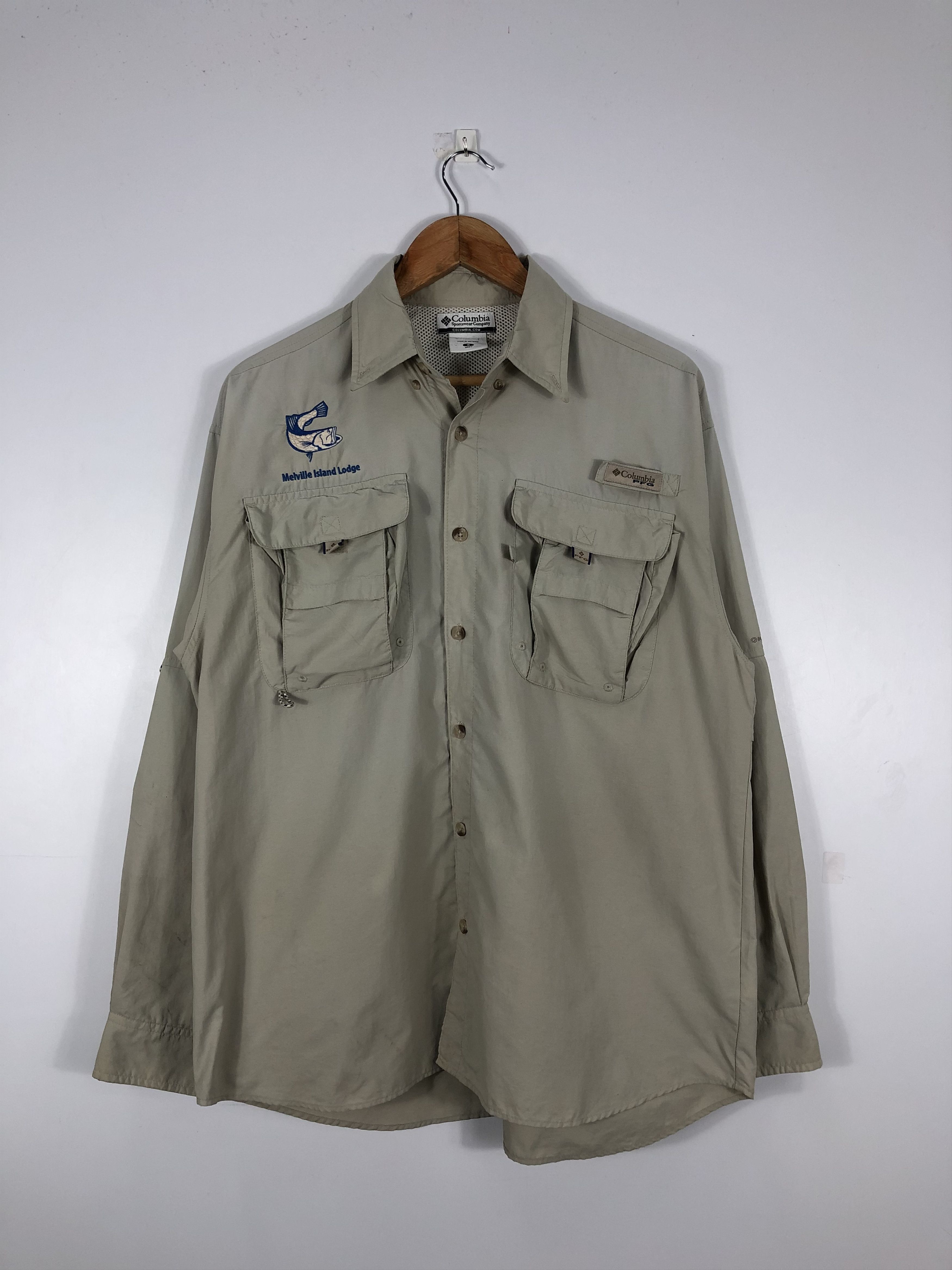 image of Columbia Tactical Multipocket Jacket in Grey, Men's (Size Small)