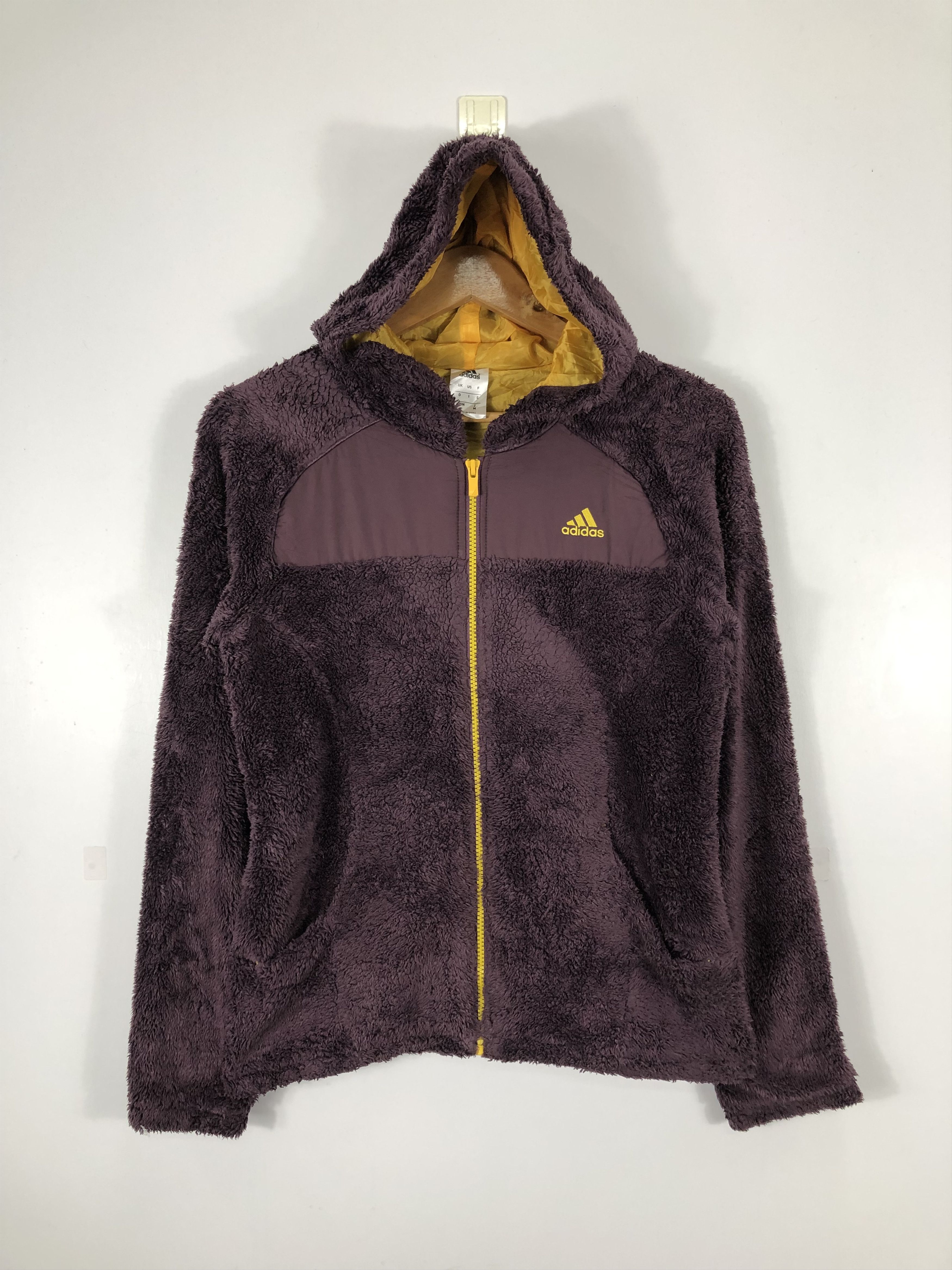 Adidas × Vintage Vintage Adidas Fleece Jacket Hoodie Size US M / EU 48-50 / 2 - 1 Thumbnail